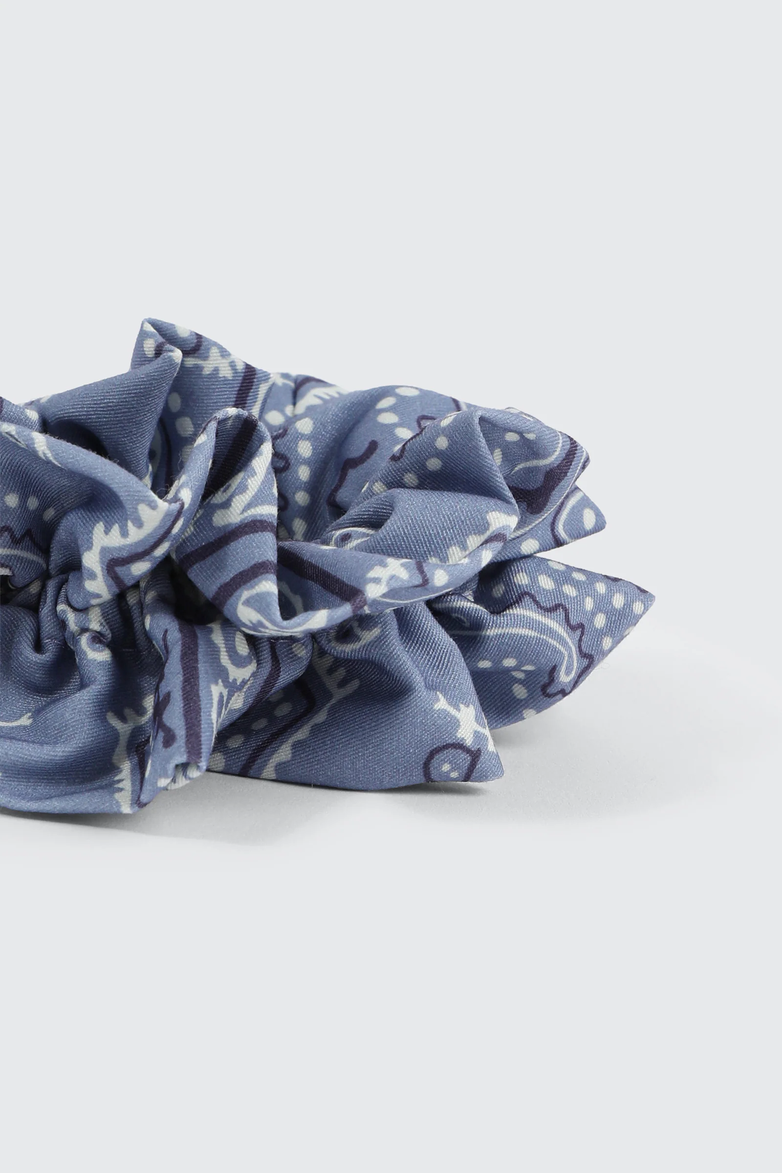 Paisley Double Ruffle Scrunchie - Image 2