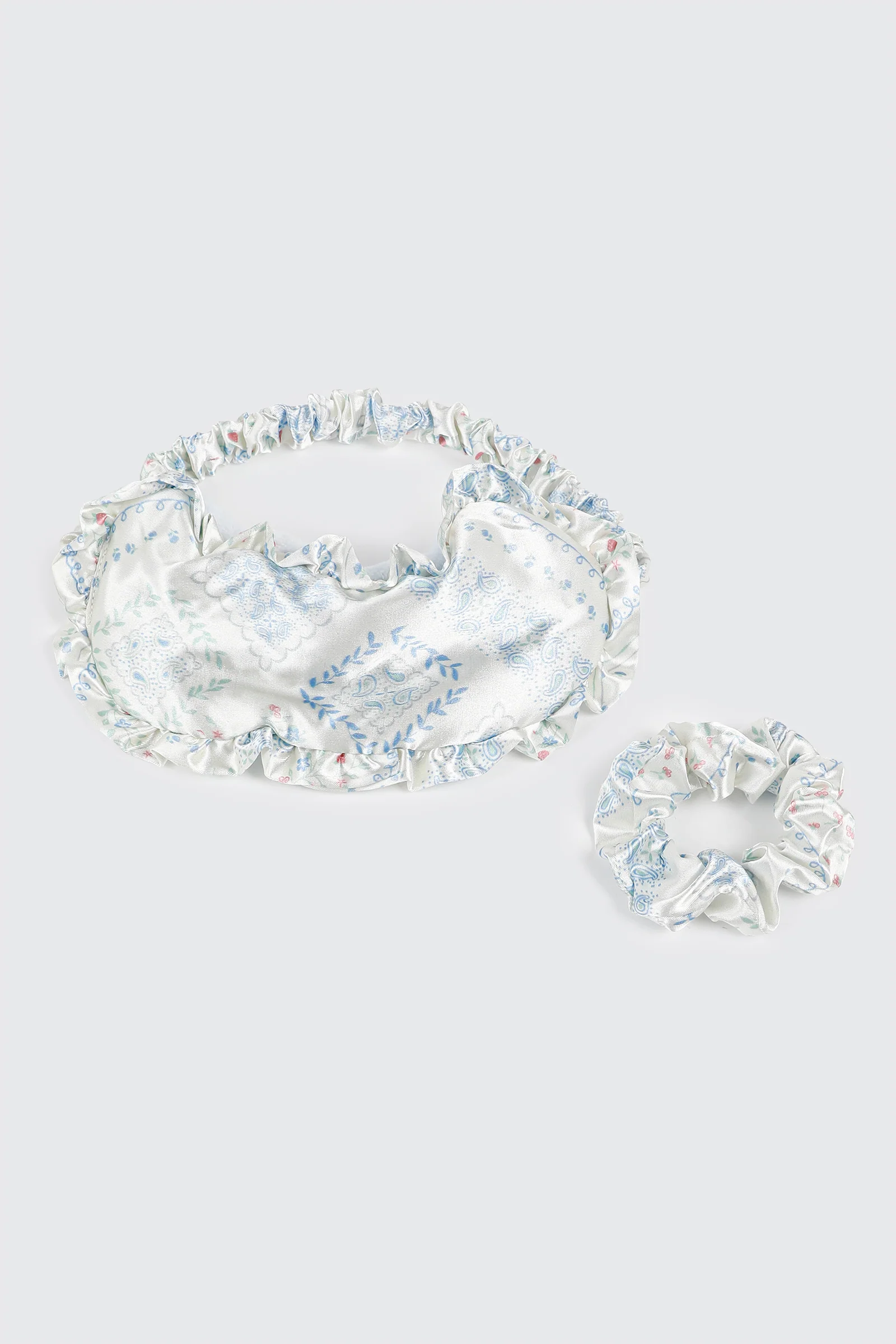 Paisley Print Eye Mask Set
