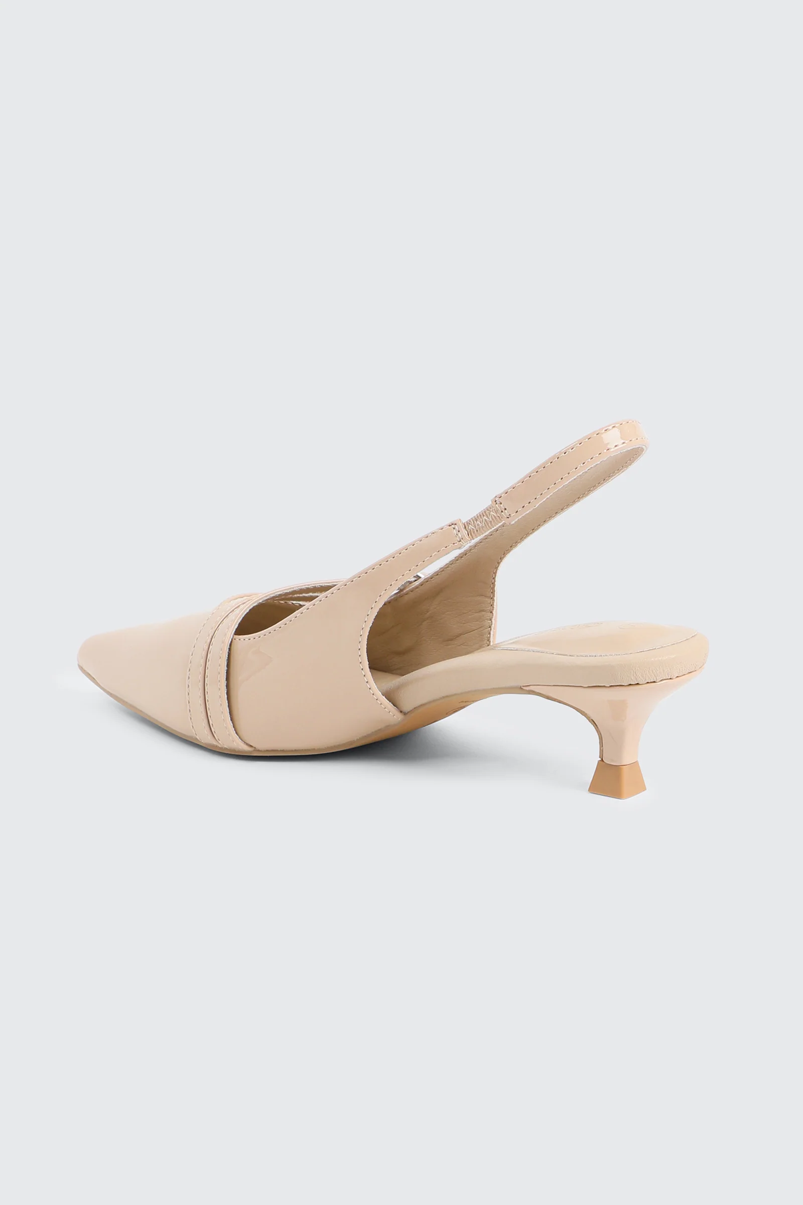 Patent Double Buckle Slingback Pumps - Image 3