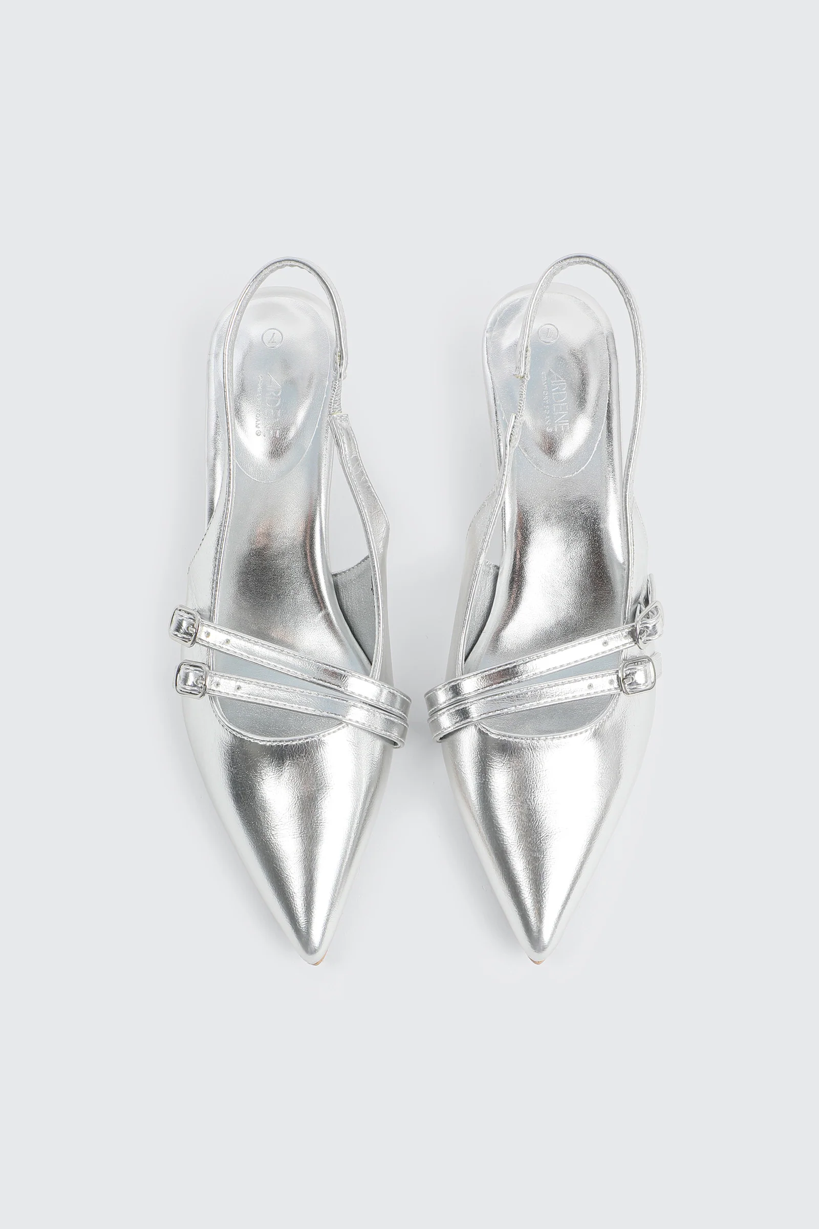 Patent Double Buckle Slingback Pumps - Image 4