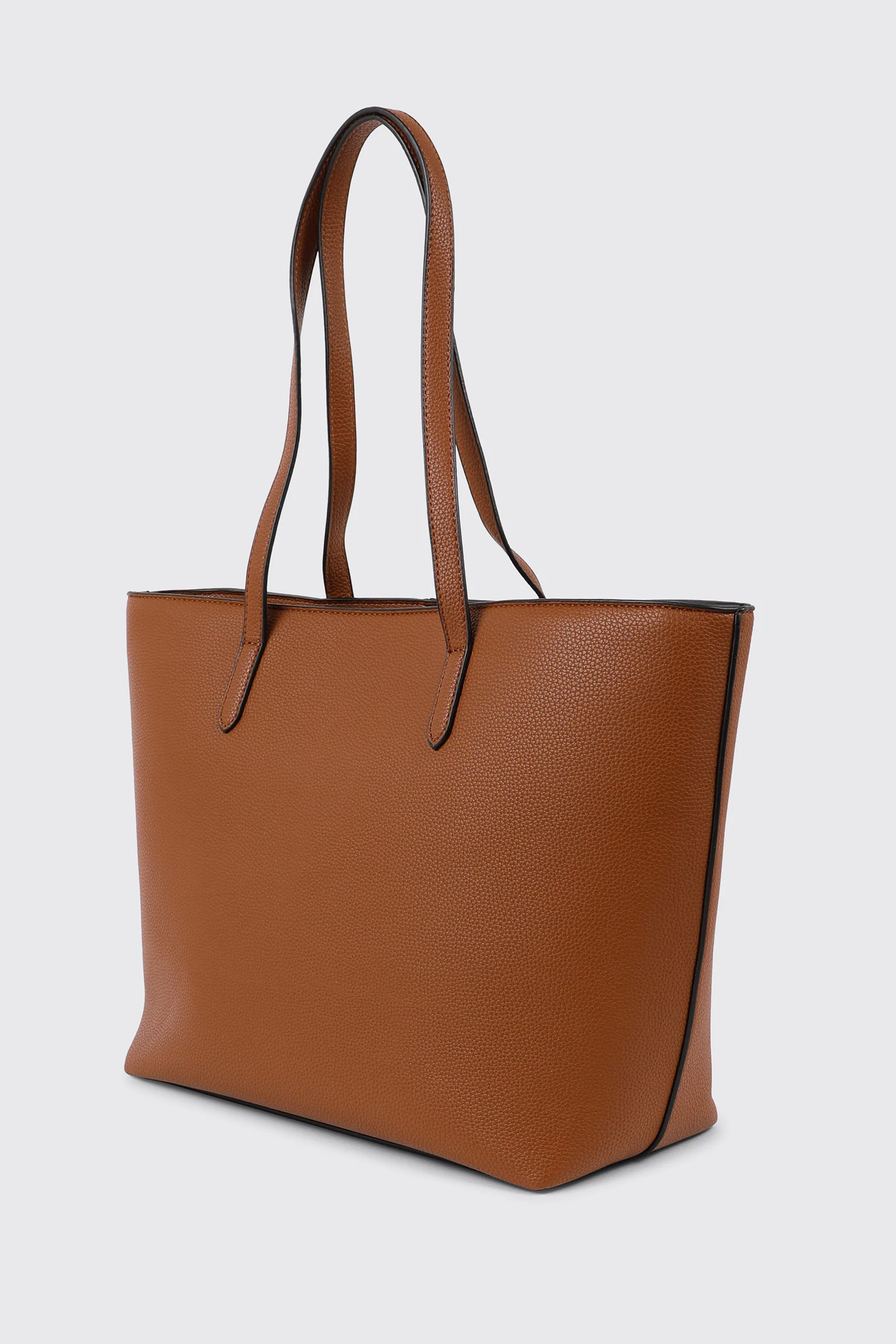 Pebbled Faux Leather Tote - Image 2