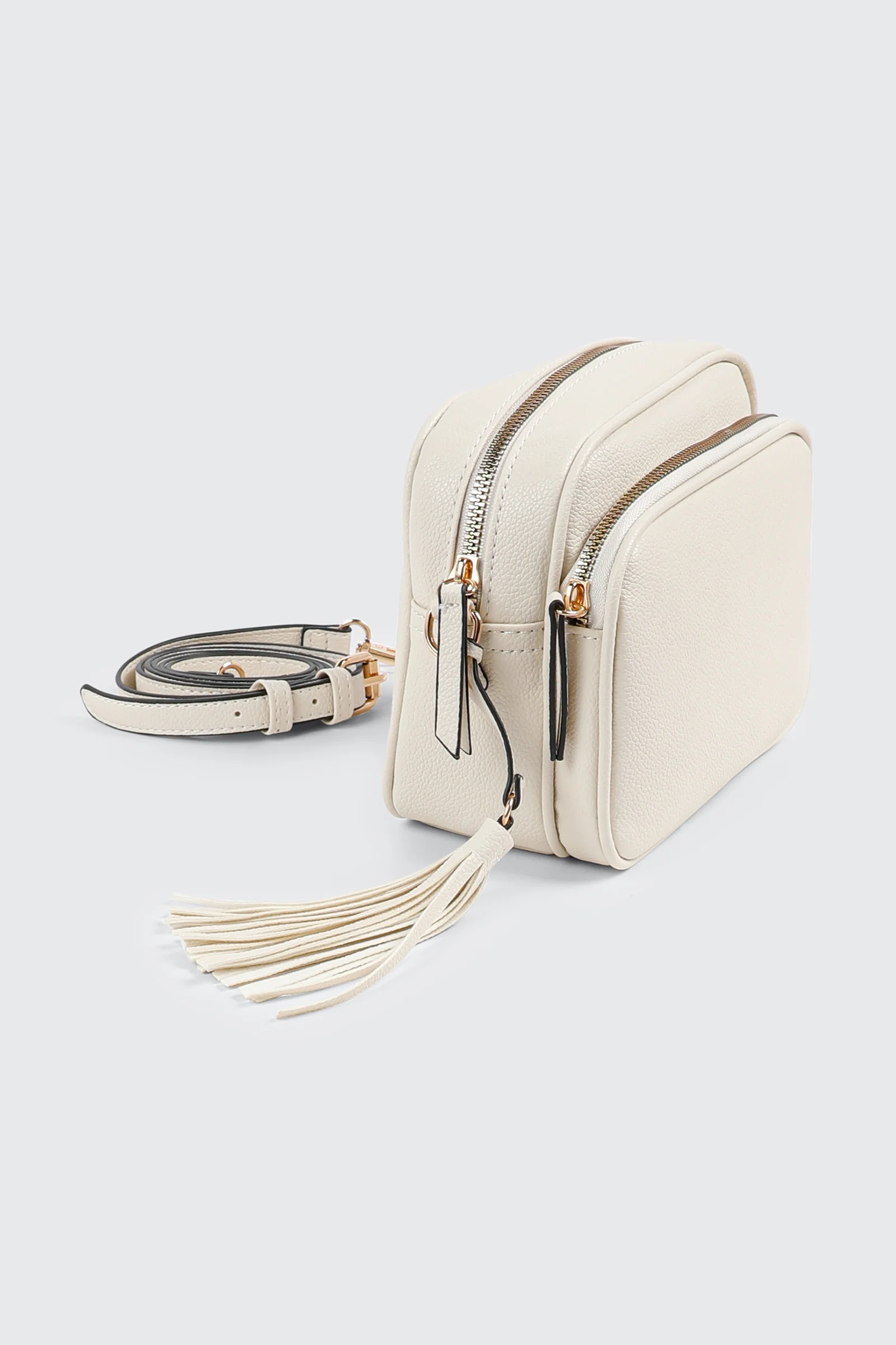Pebbled PU Crossbody Bag - Image 3