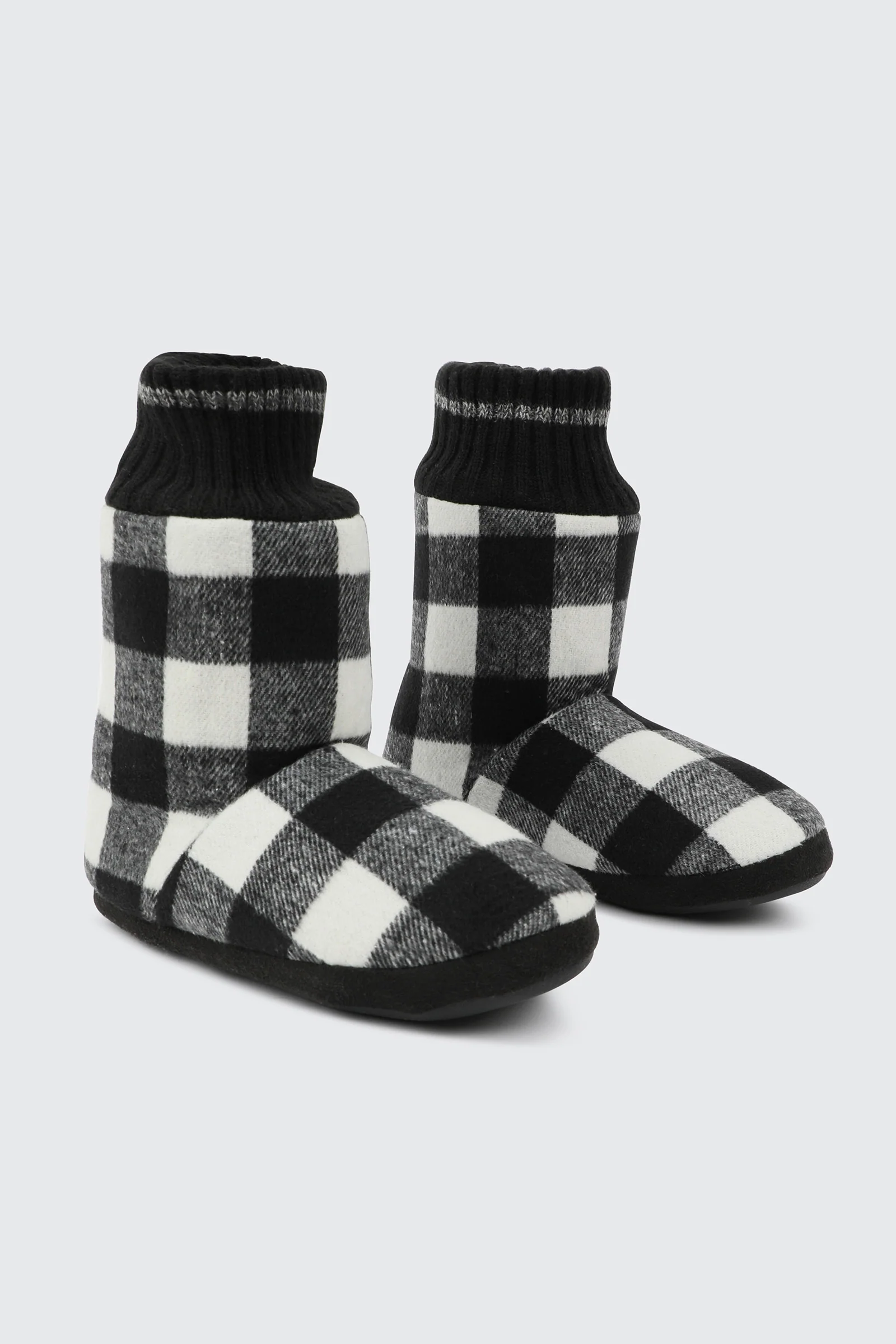 Plaid Bootie Slippers - Image 2