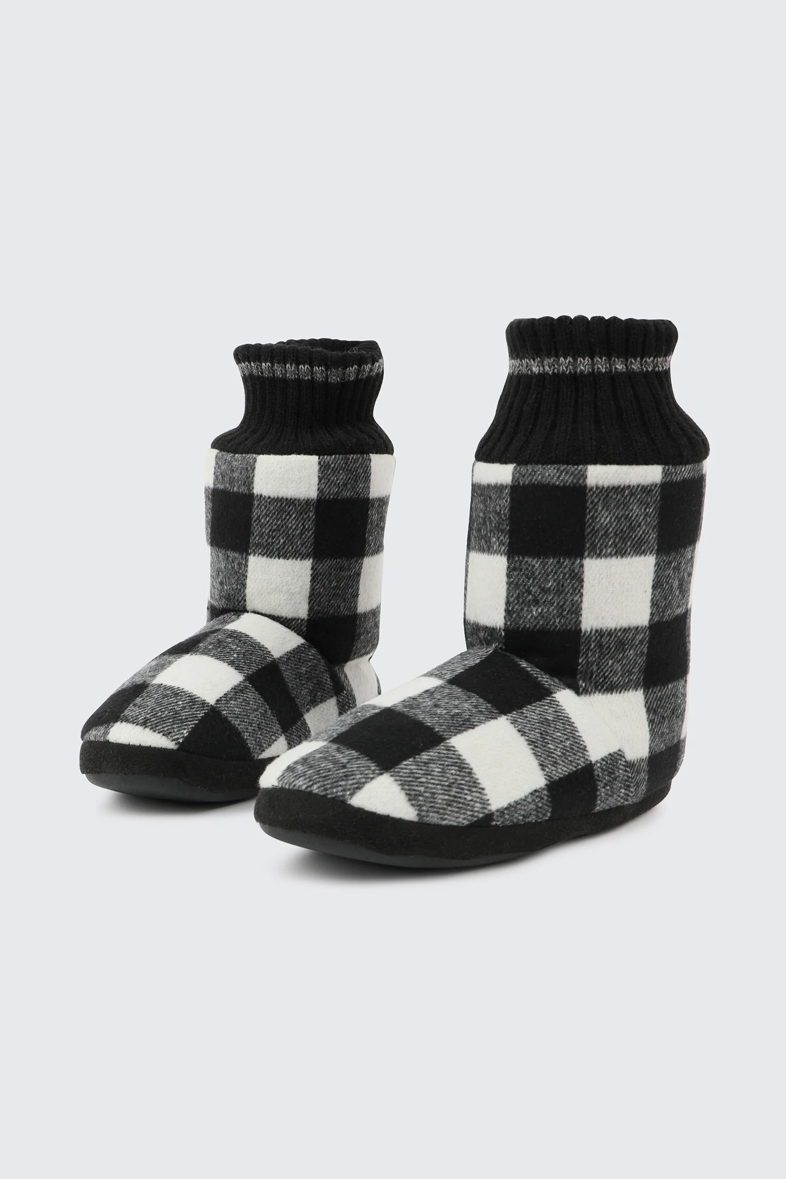 Plaid Bootie Slippers - Image 4