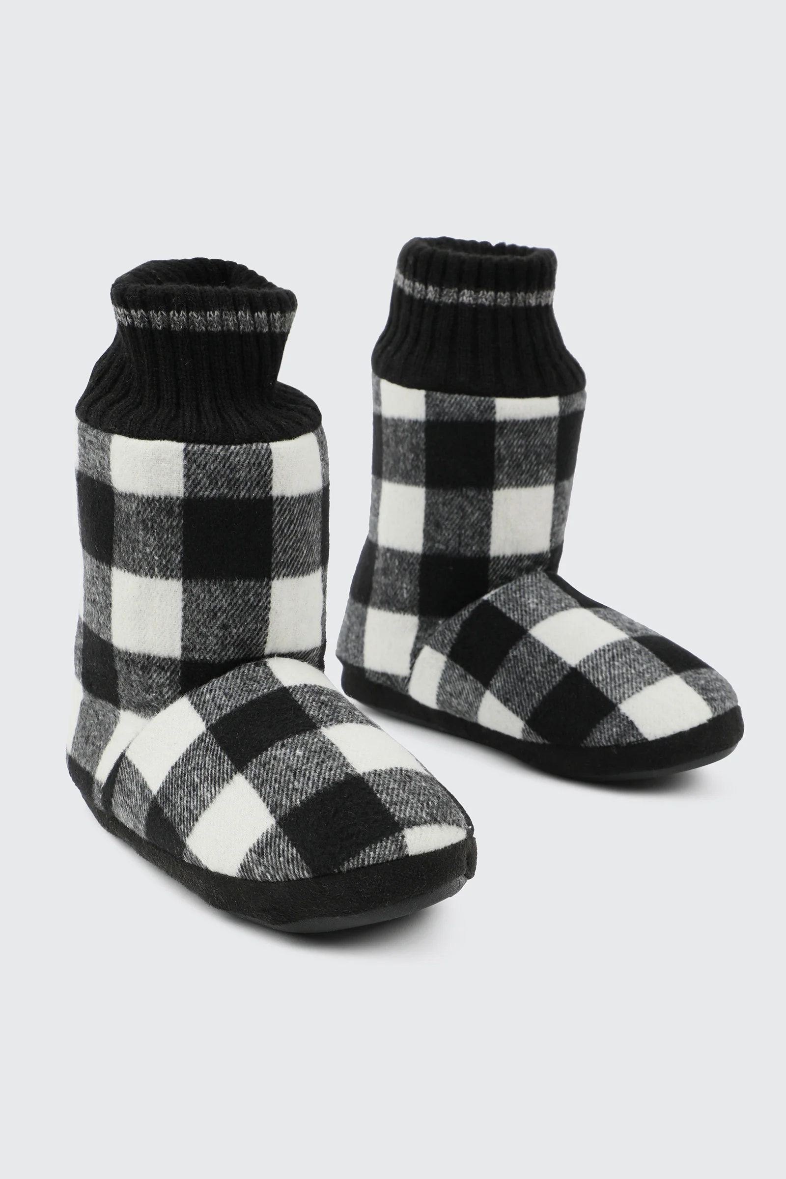 Plaid Bootie Slippers for men - Image 2