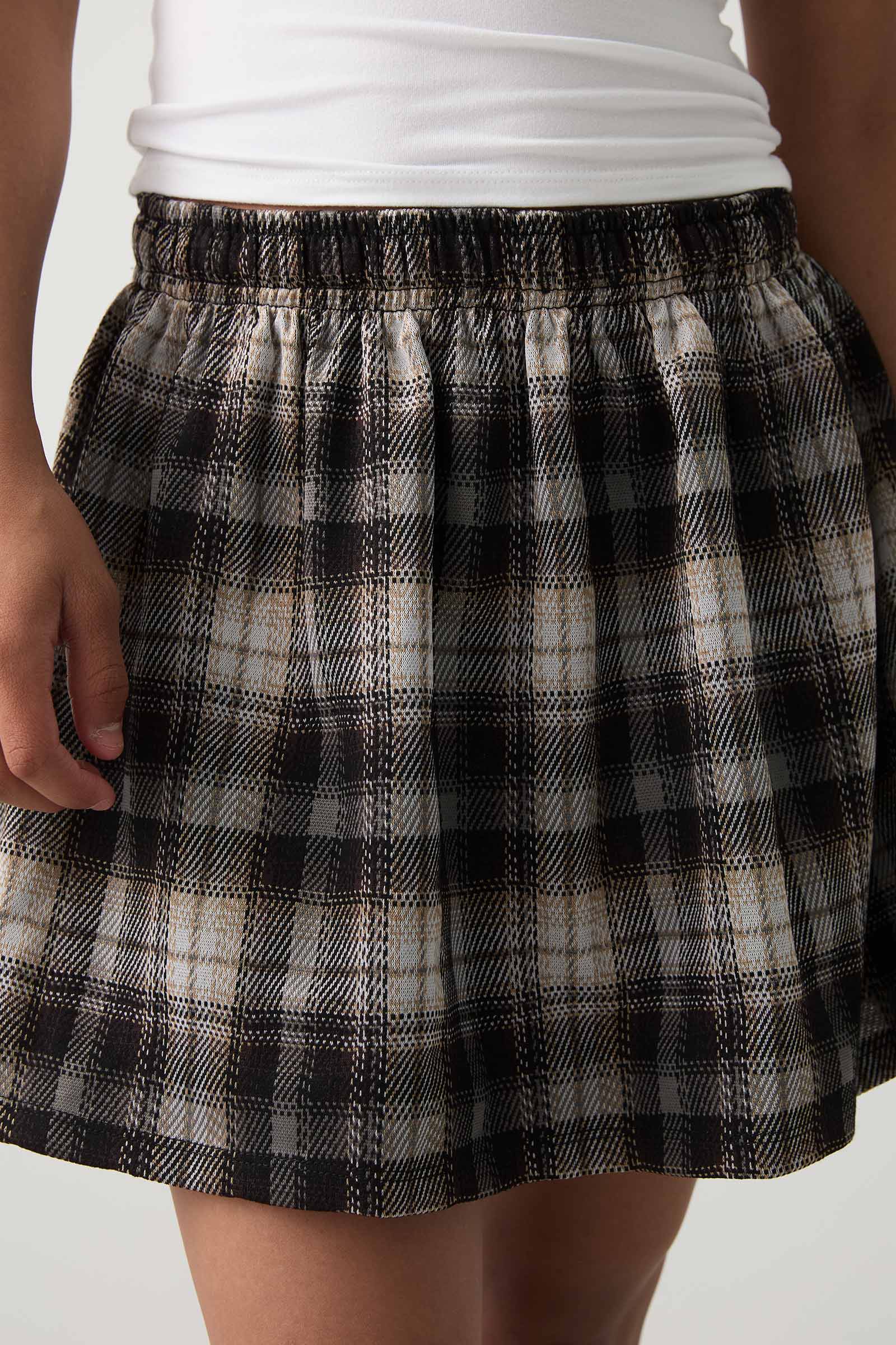 Plaid Mini Skirt - Image 4