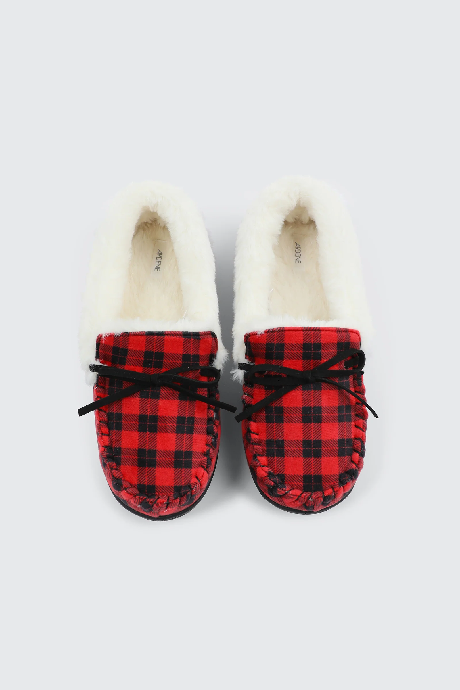 Plaid Moccasin Slippers - Image 4