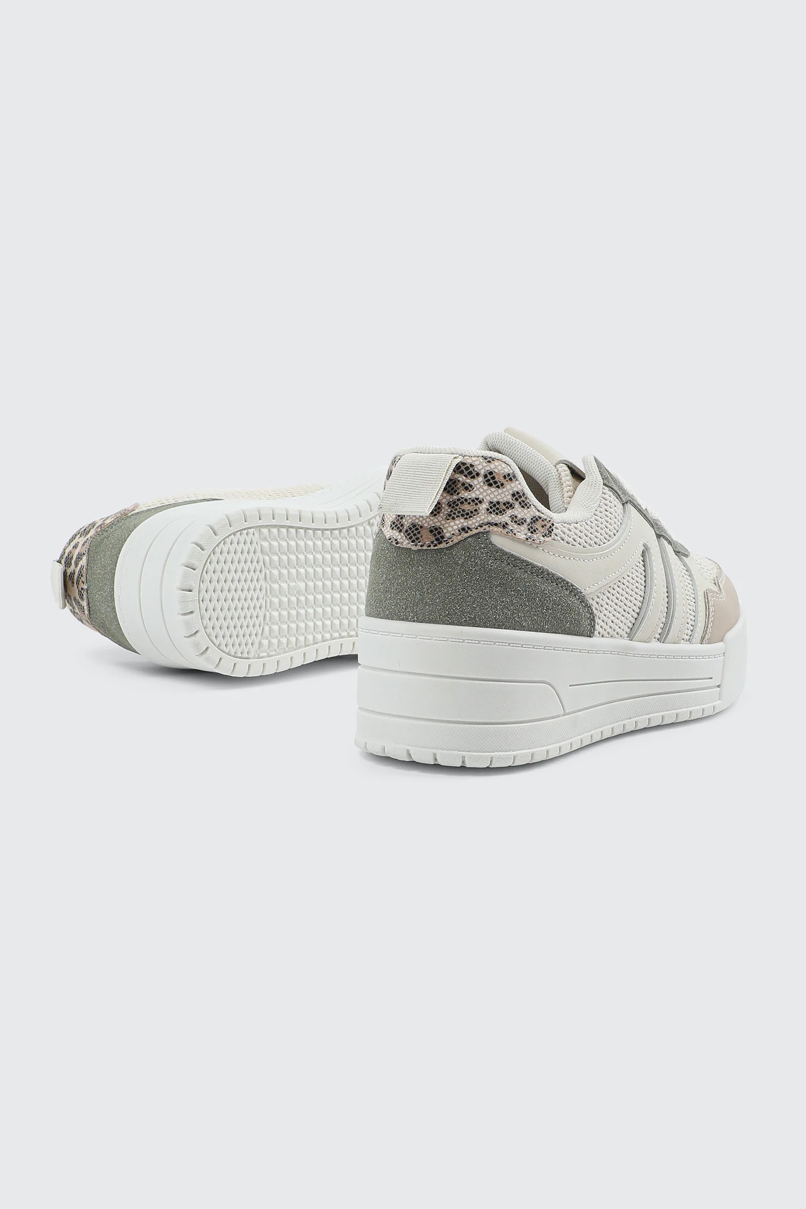 Platform Lace-Up Sneakers - Image 3