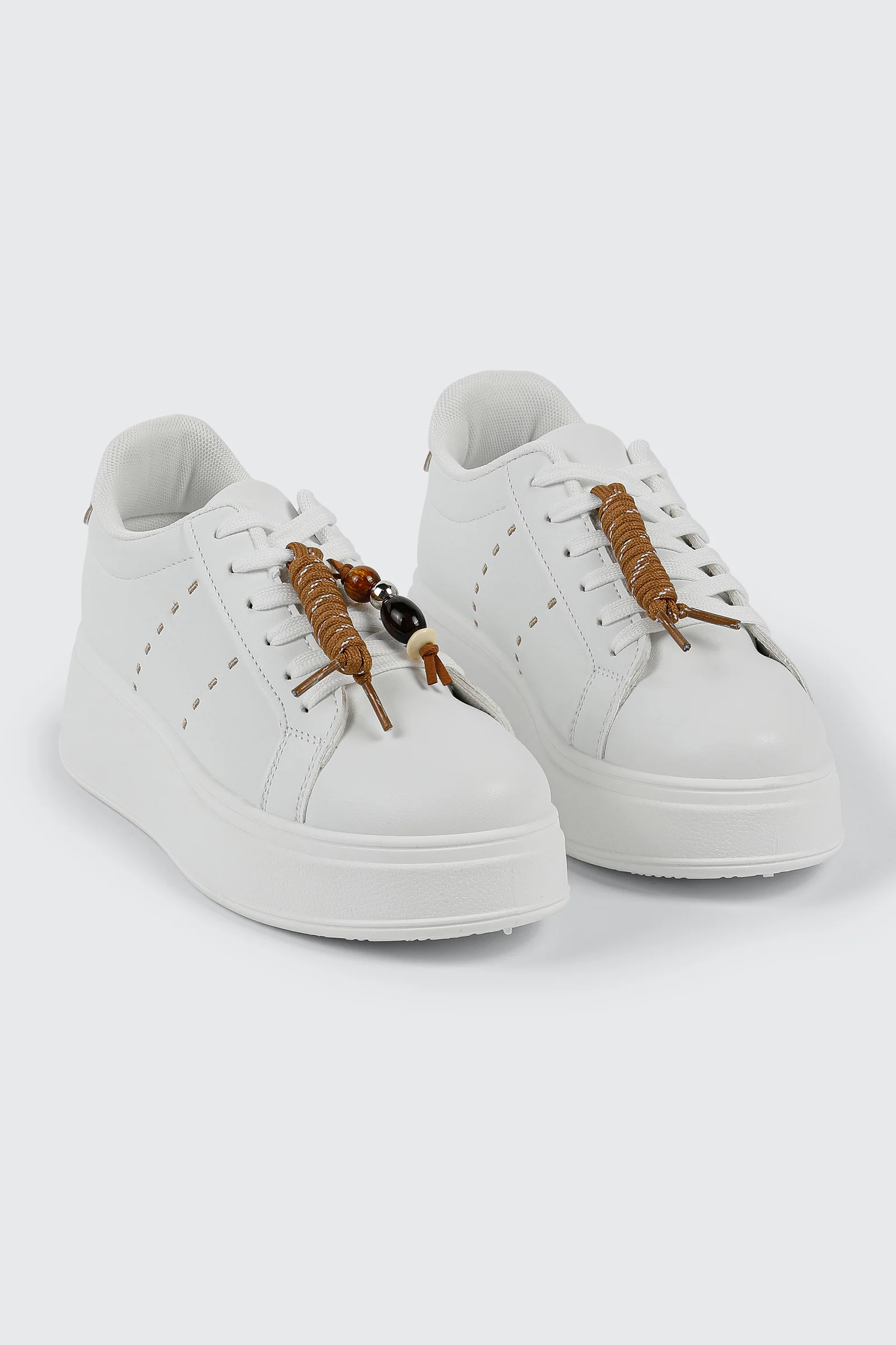 Platform Sneakers with Removable Charm - Image 2