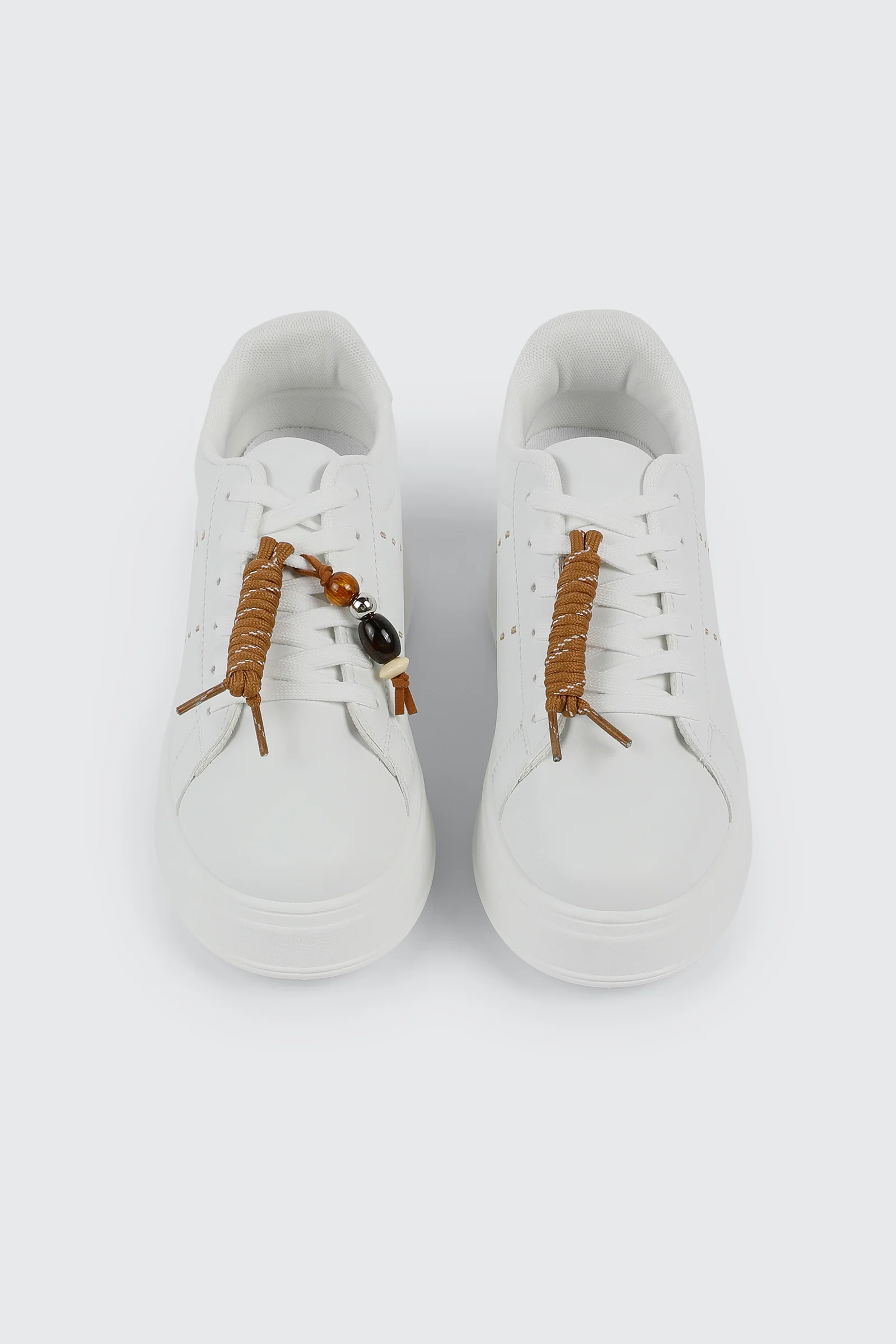 Platform Sneakers with Removable Charm - Image 4