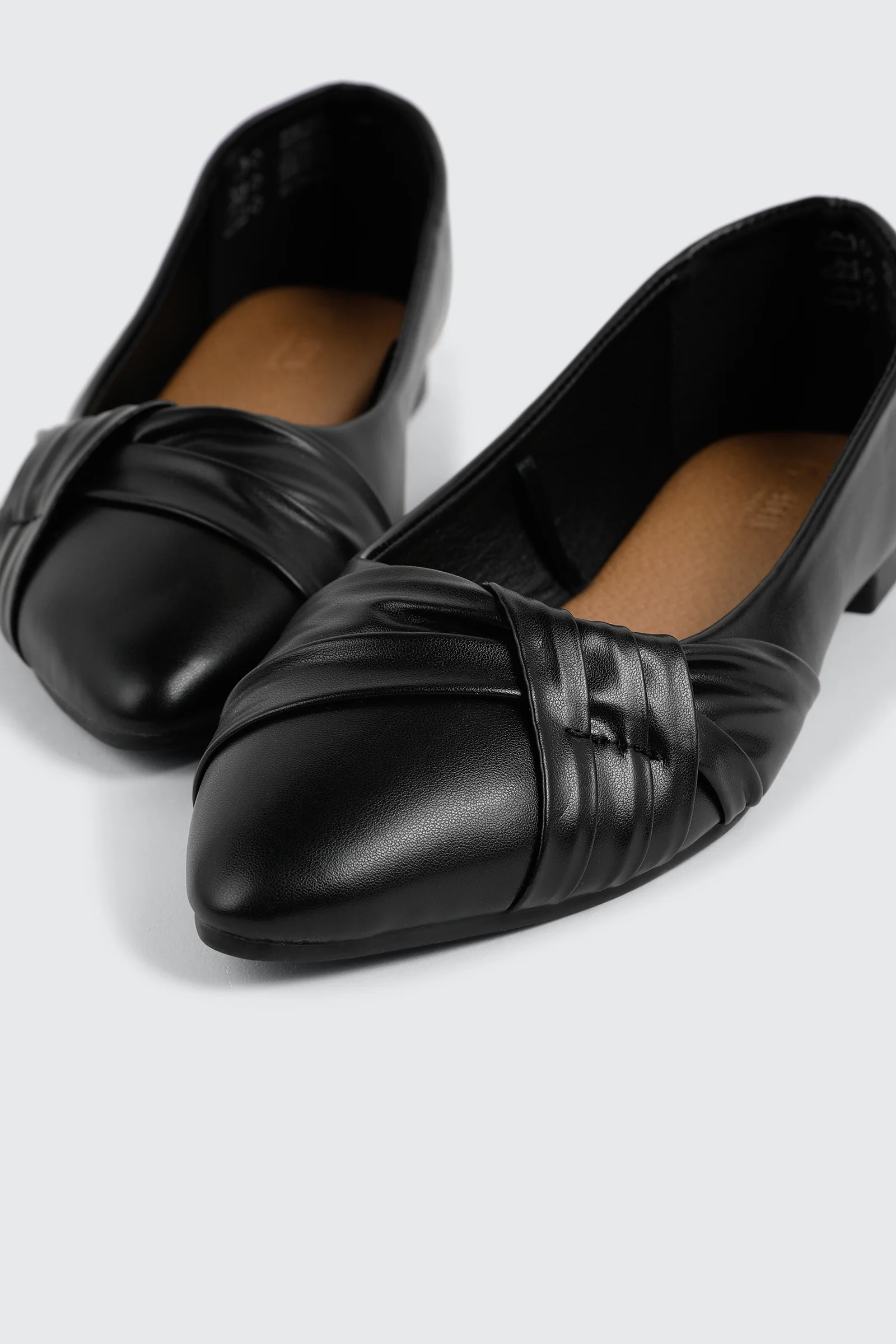 Pleated Pointed Toe Flats - Image 5