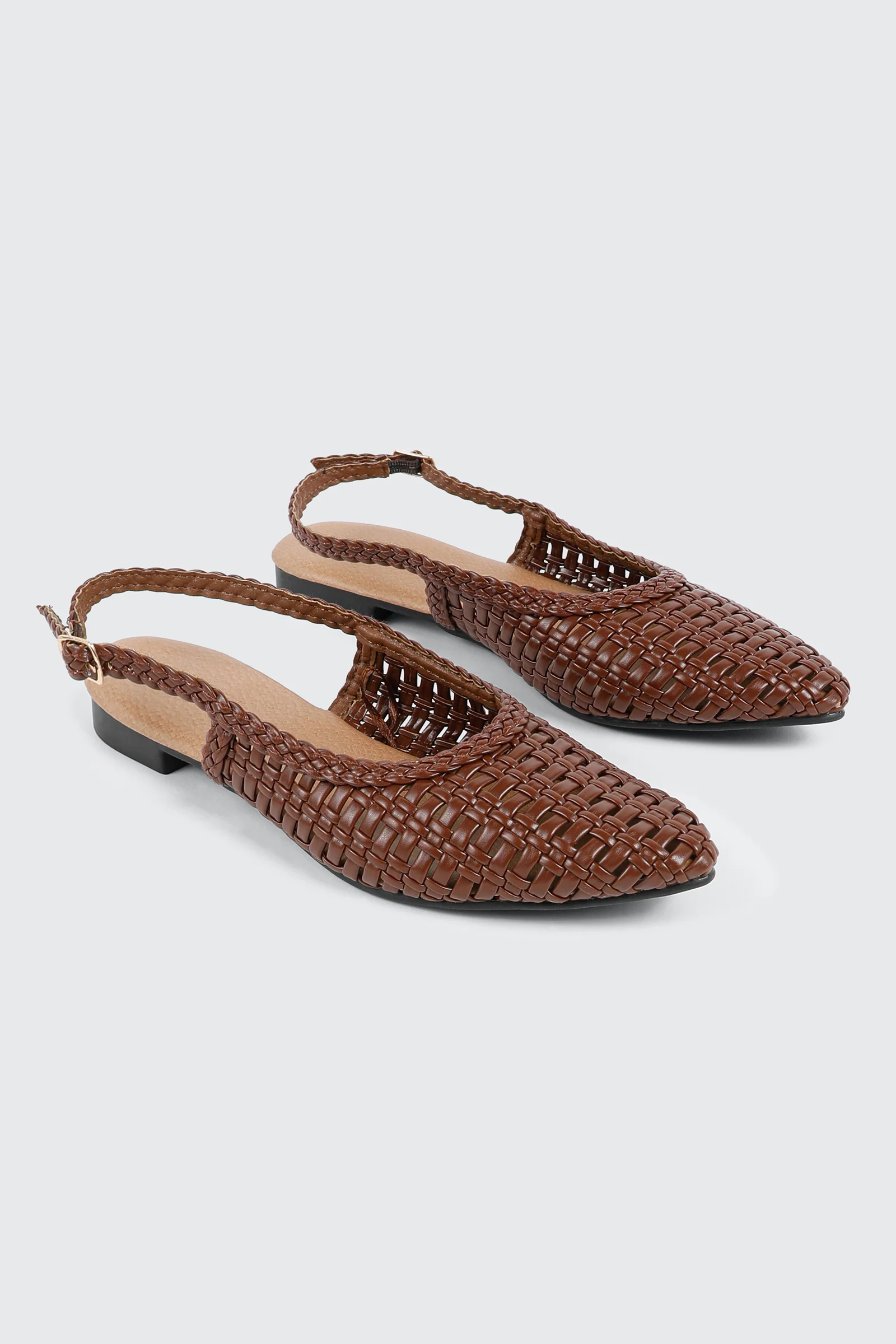 Pointed Toe Slingback Flats - Image 2