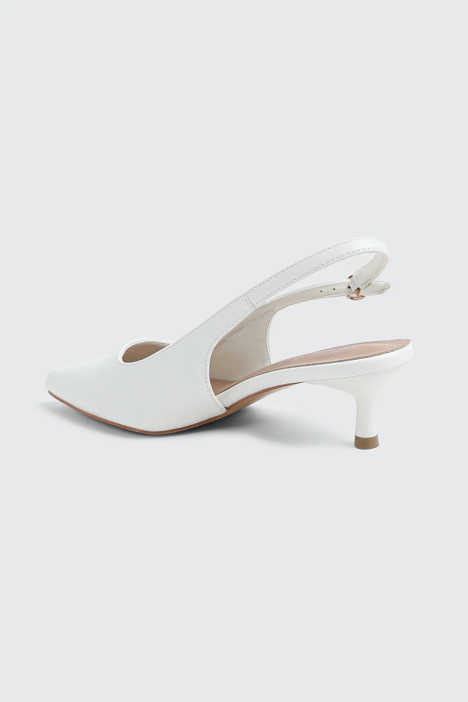 Pointed Toe Slingback Heels - Image 3