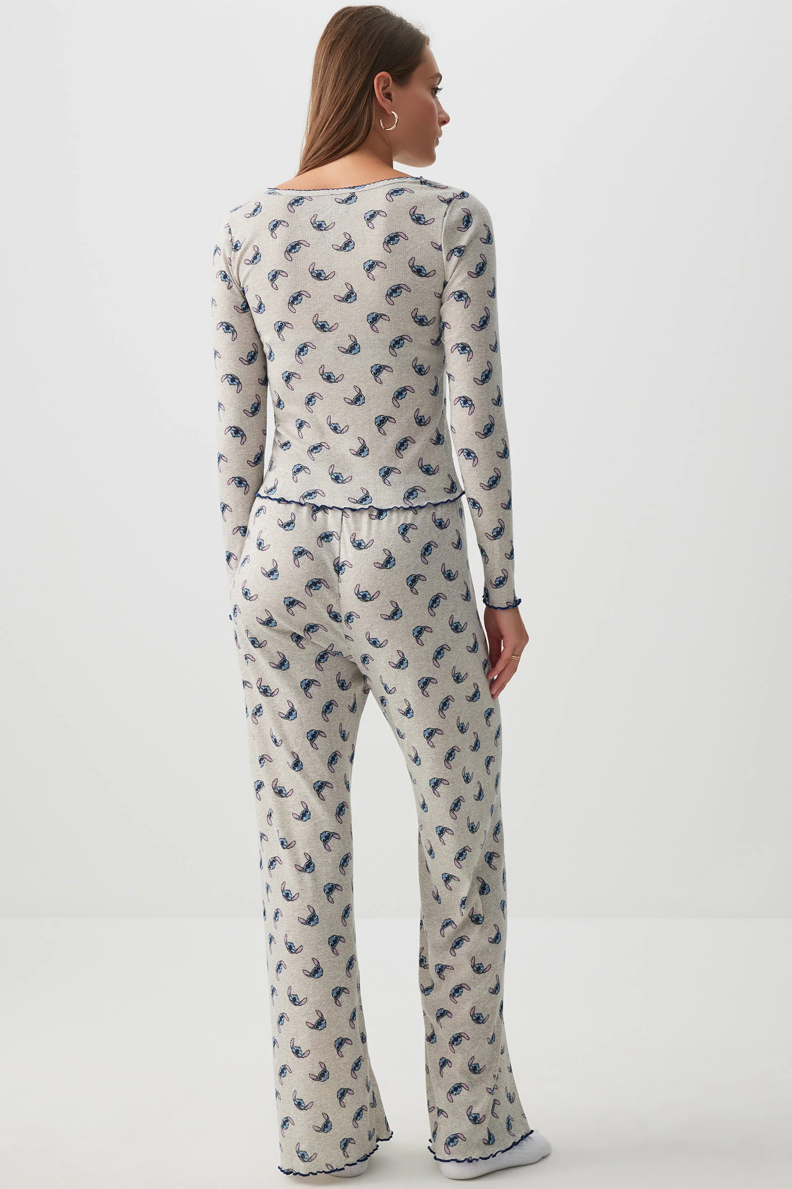 Pointelle Stitch PJ Set - Image 4
