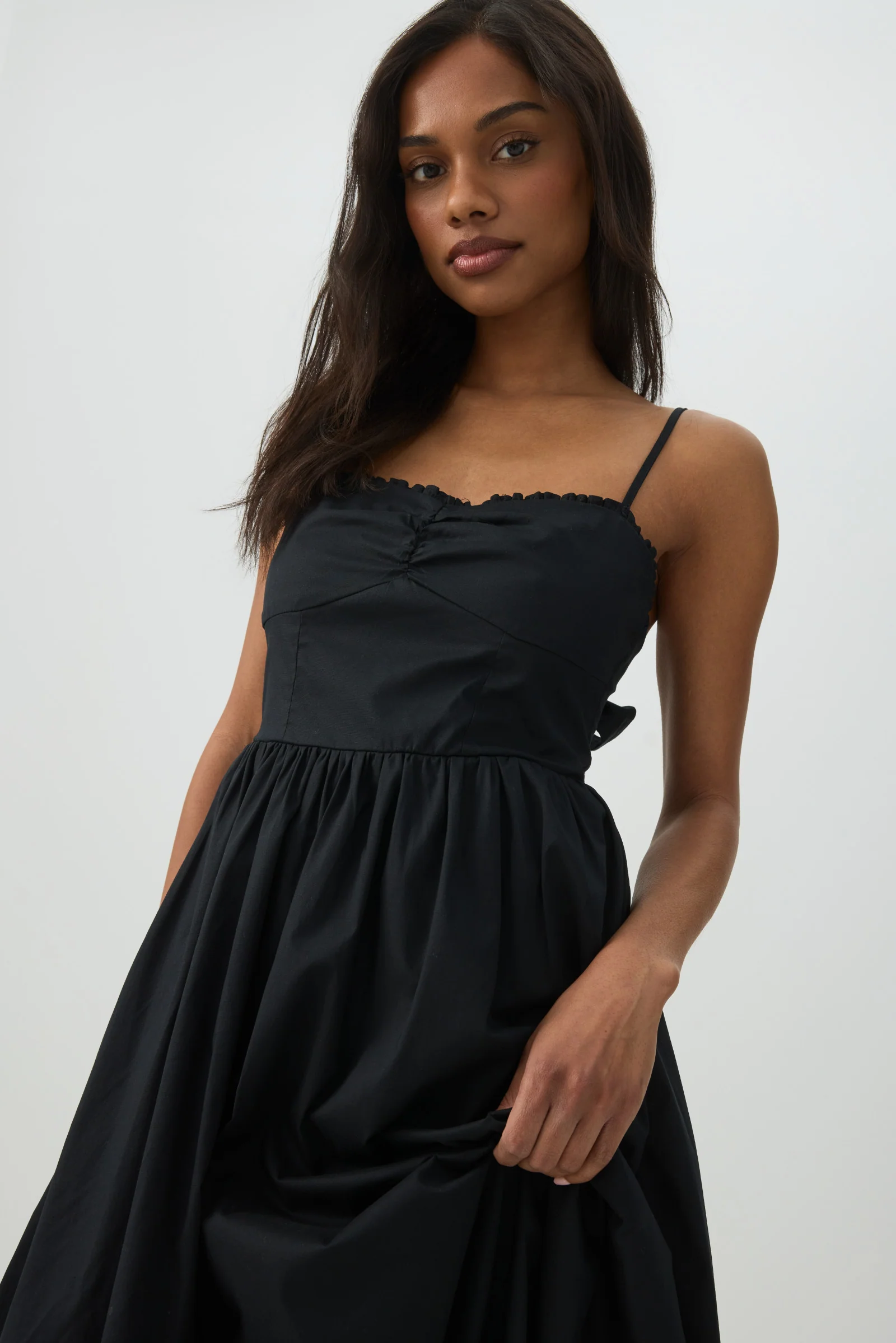 Poplin Sweetheart Midi Dress - Image 2
