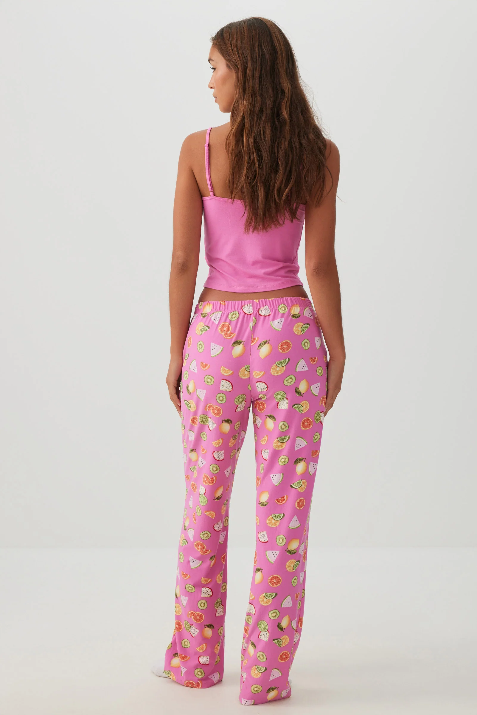 Printed Ultra Soft Straight Leg PJ Pants - Image 4
