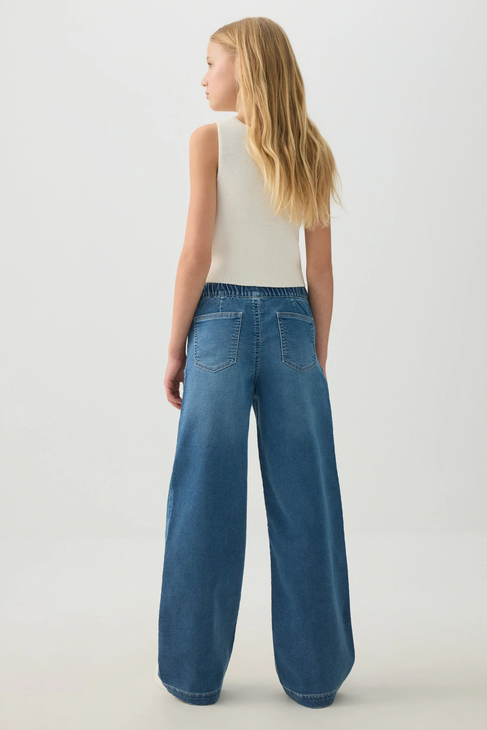 Pull On Wide Leg Jeans - Image 6