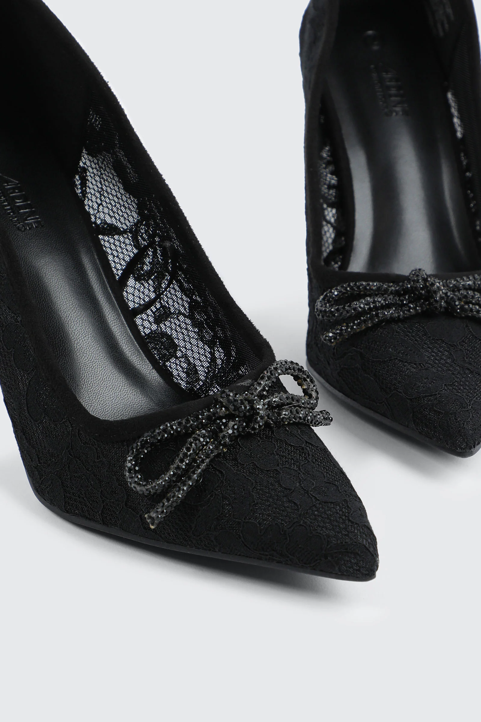 Rhinestone Bow Pumps - Image 4