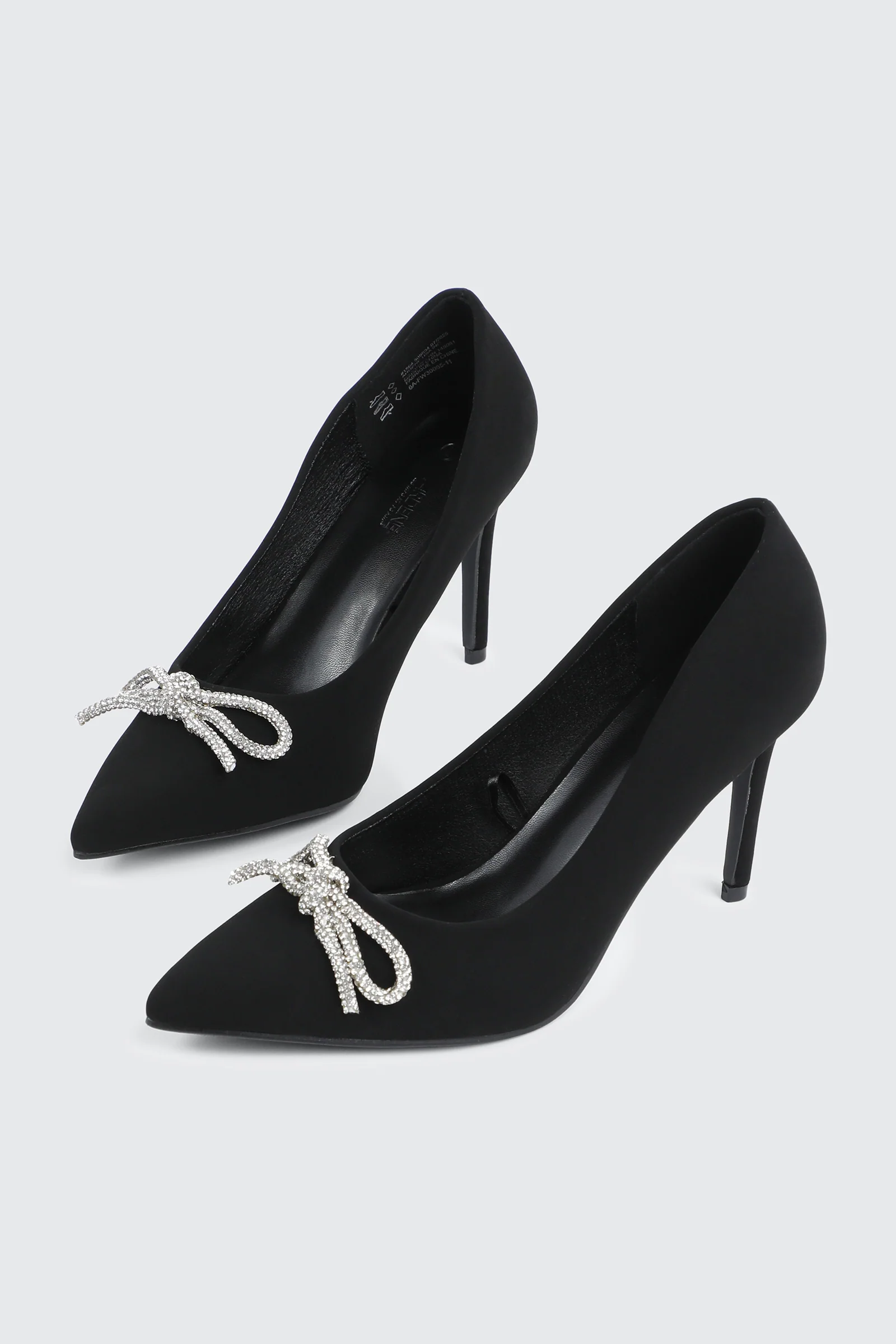 Rhinestone Bow Pumps - Image 3