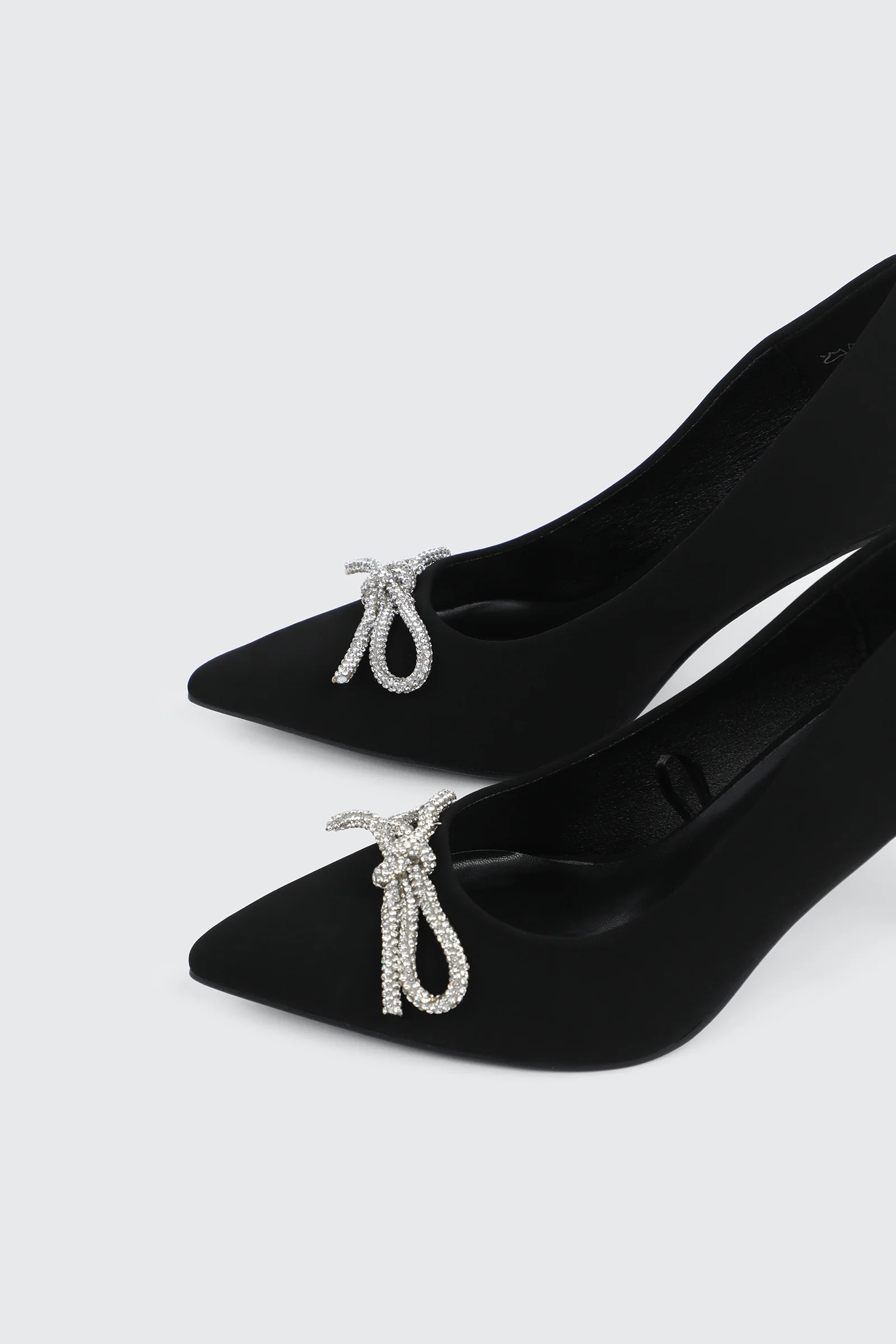 Rhinestone Bow Pumps - Image 4
