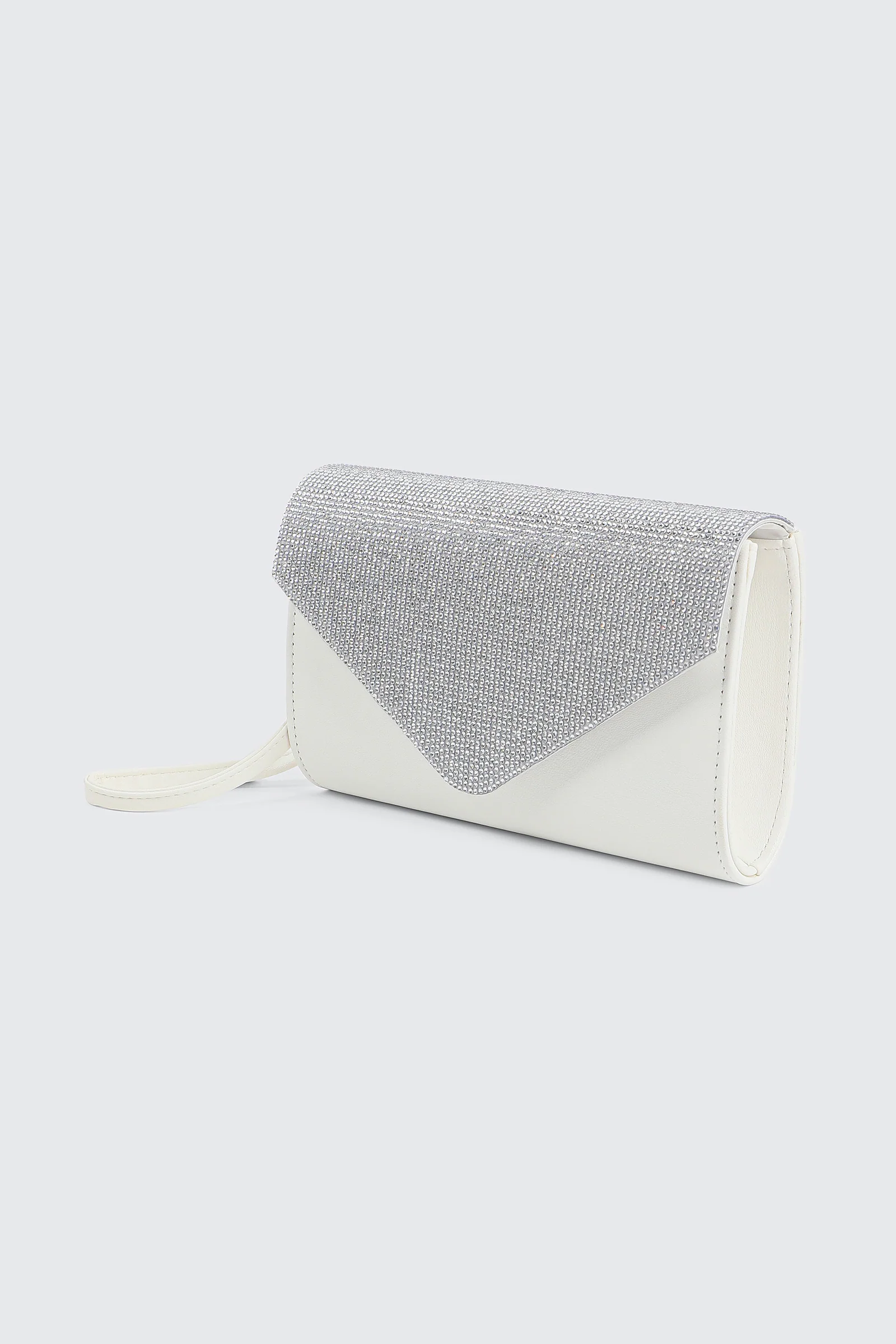 Rhinestone Envelope Clutch - Image 3