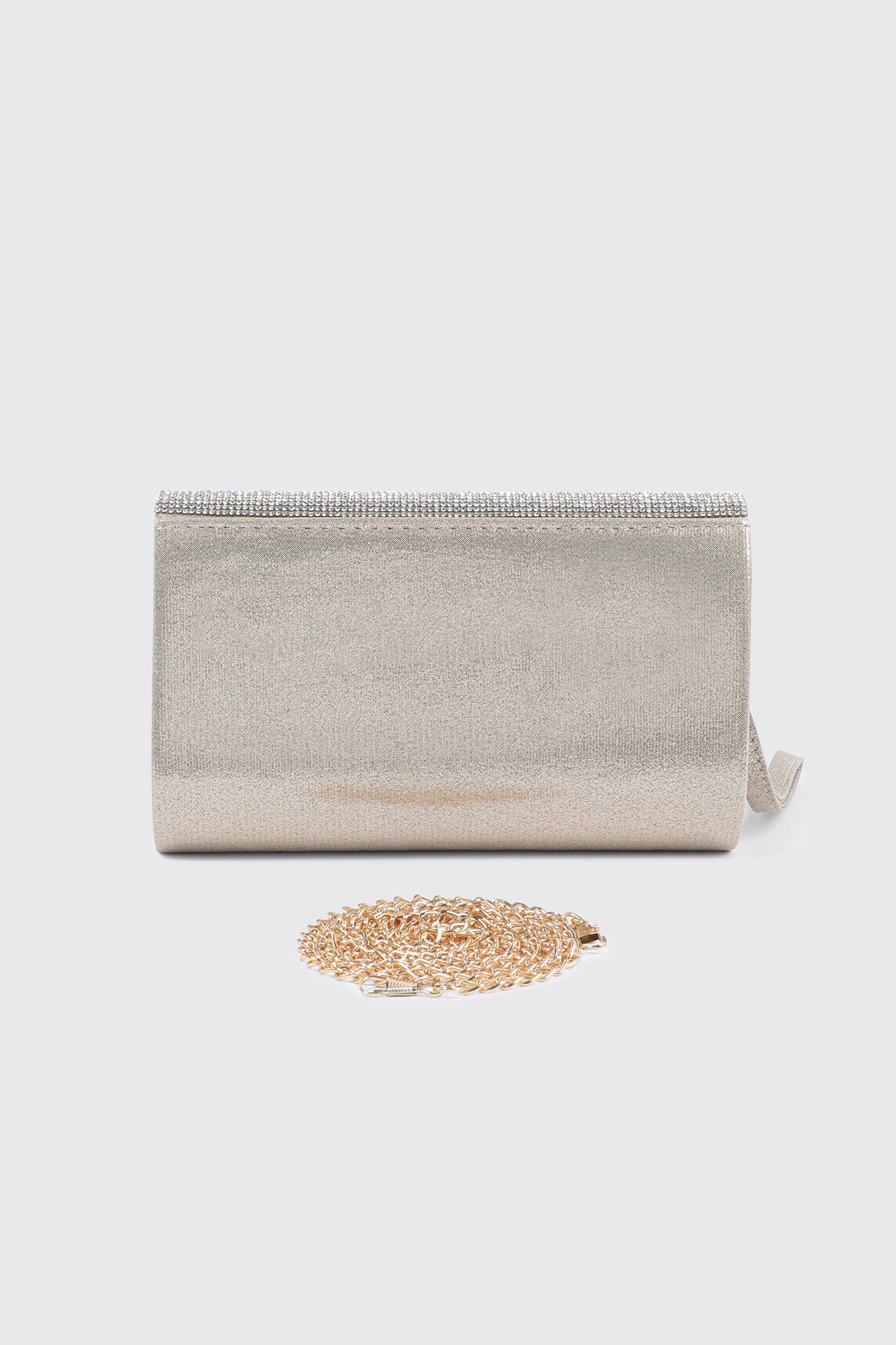 Rhinestone Flap Clutch - Image 2