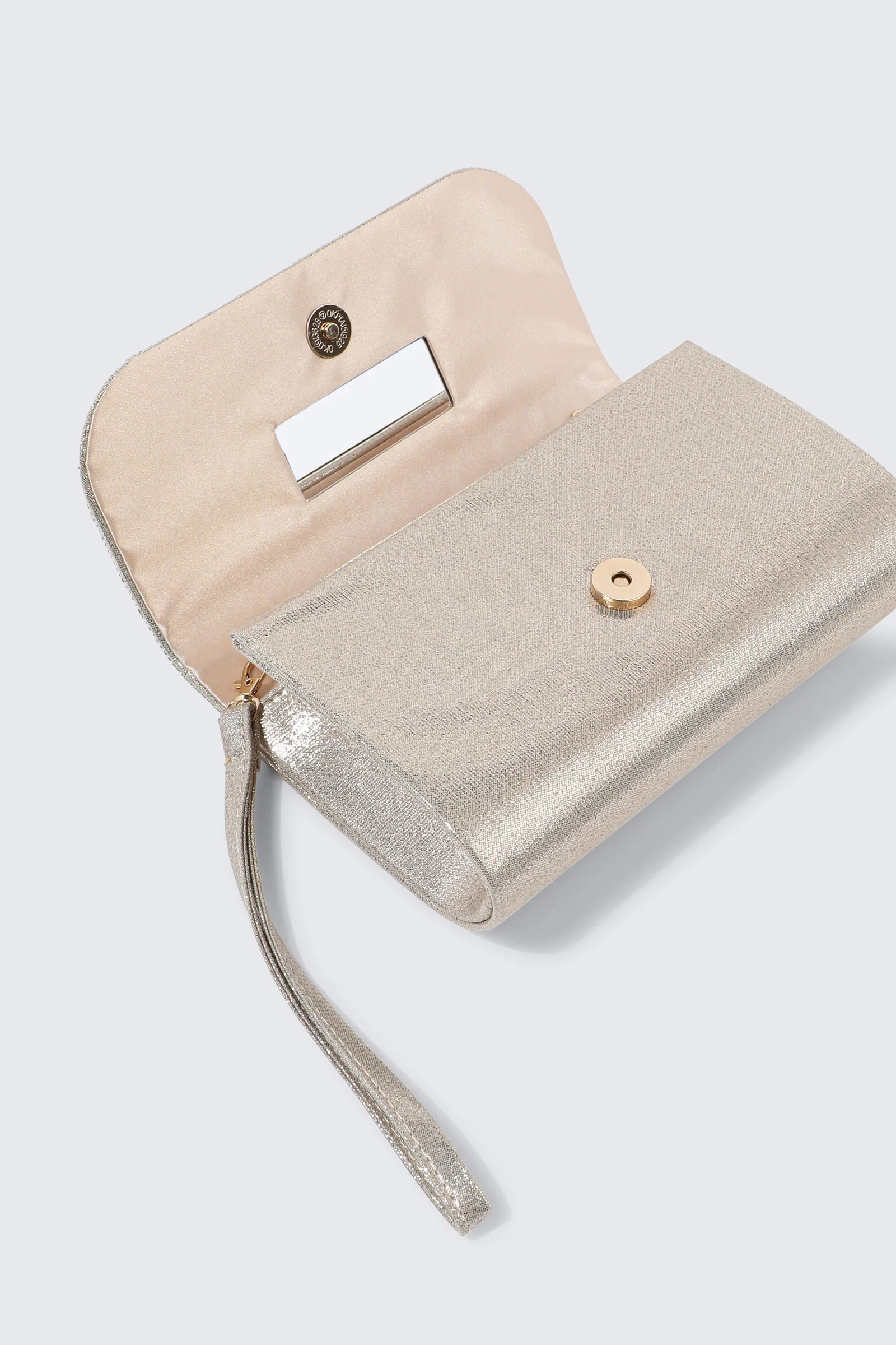Rhinestone Flap Clutch - Image 3