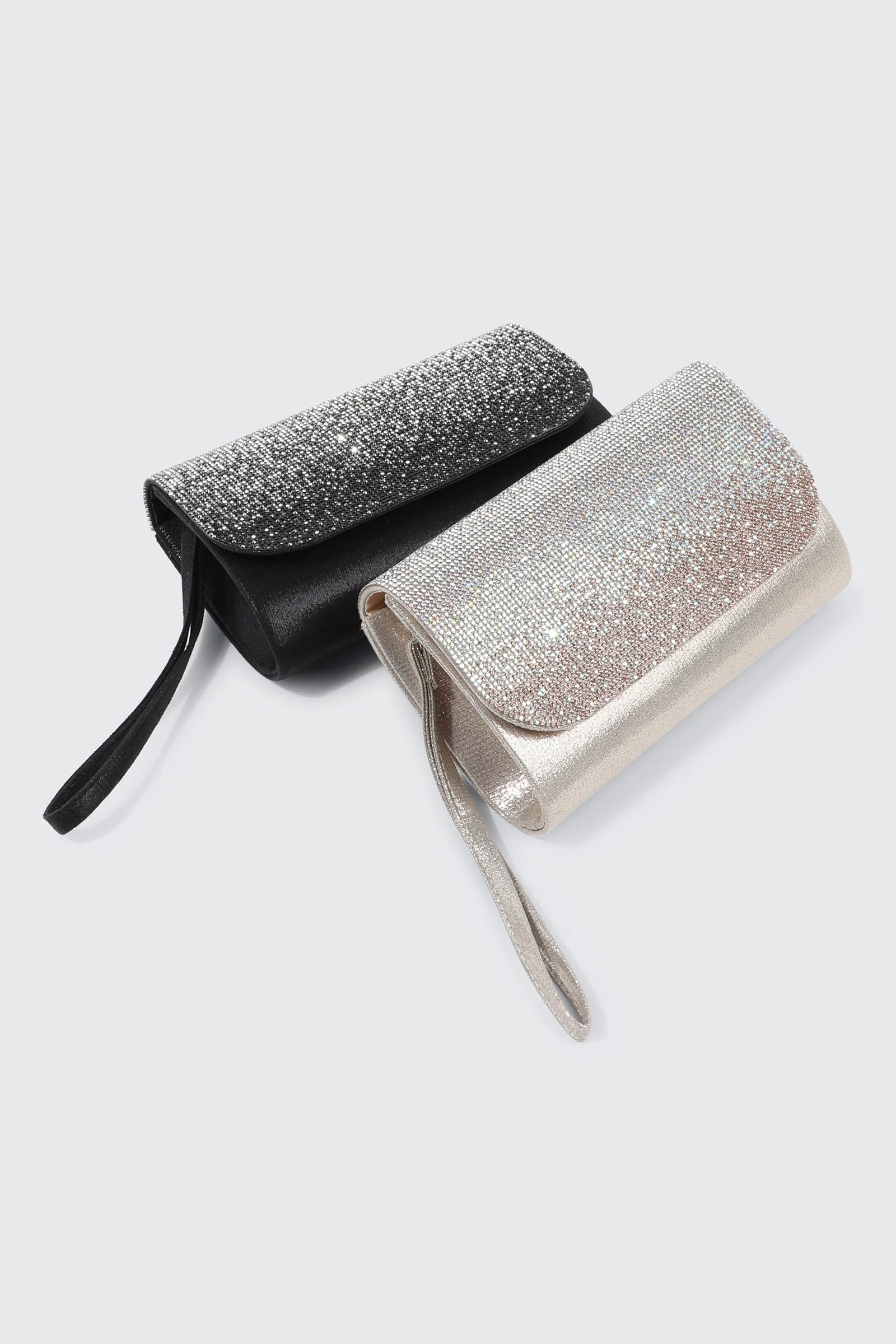 Rhinestone Flap Clutch - Image 4