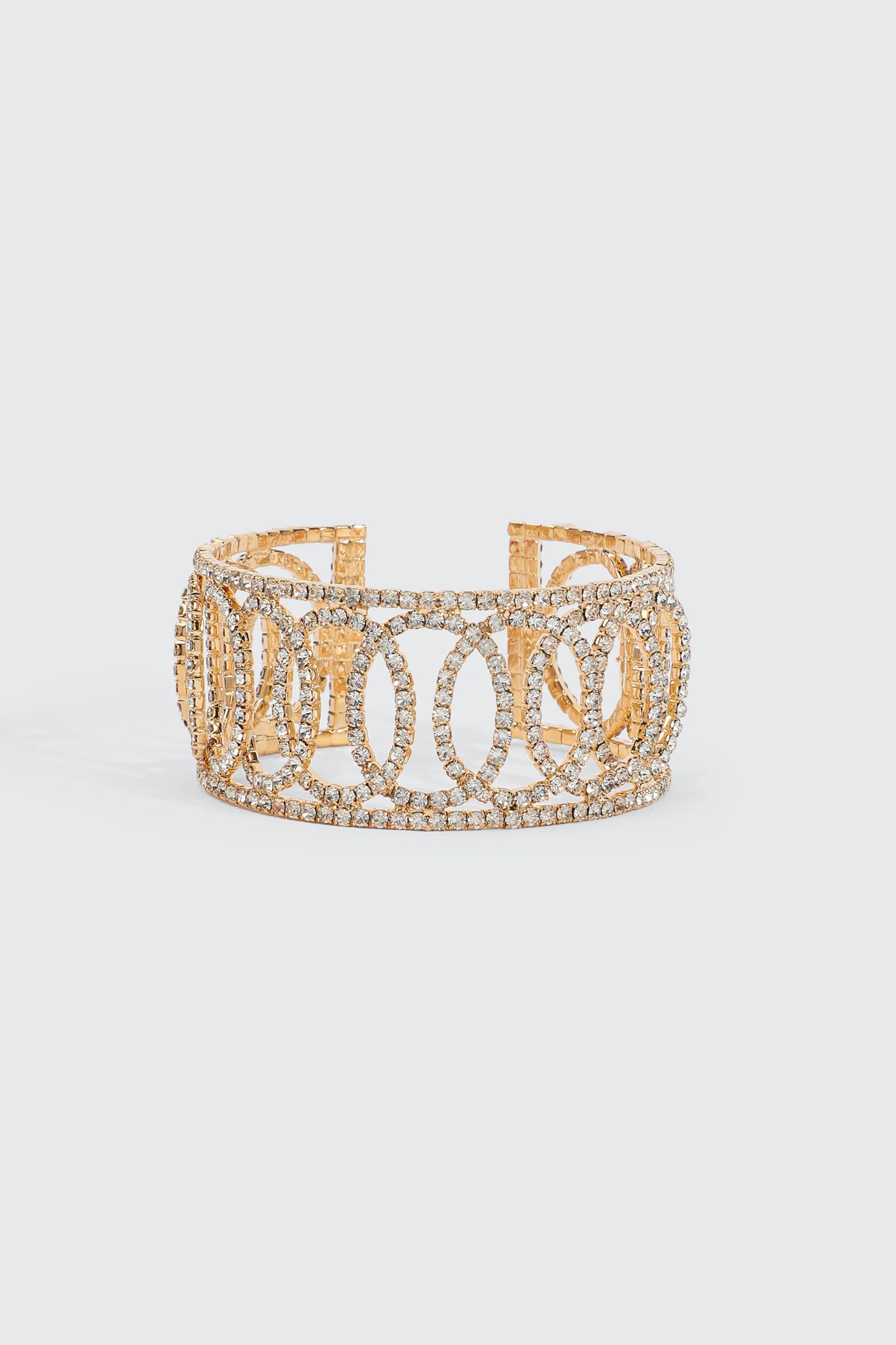 Rhinestone Loop Bangle