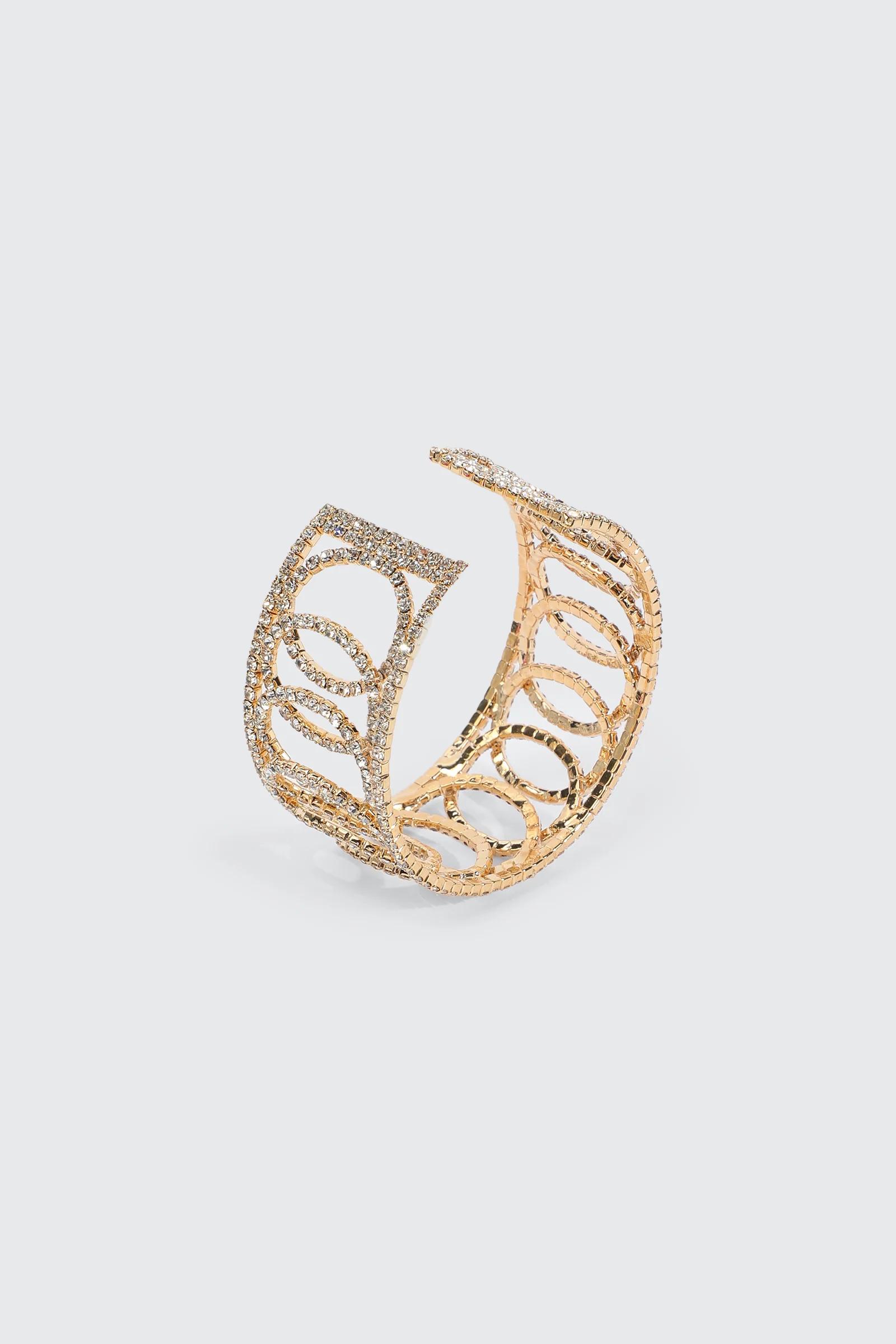 Rhinestone Loop Bangle - Image 2