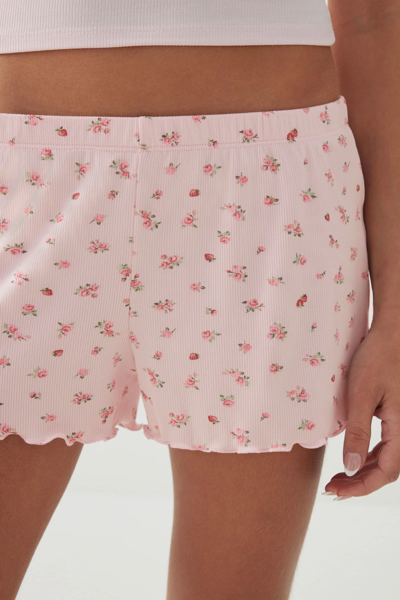 Rib PJ Shorts - Image 3