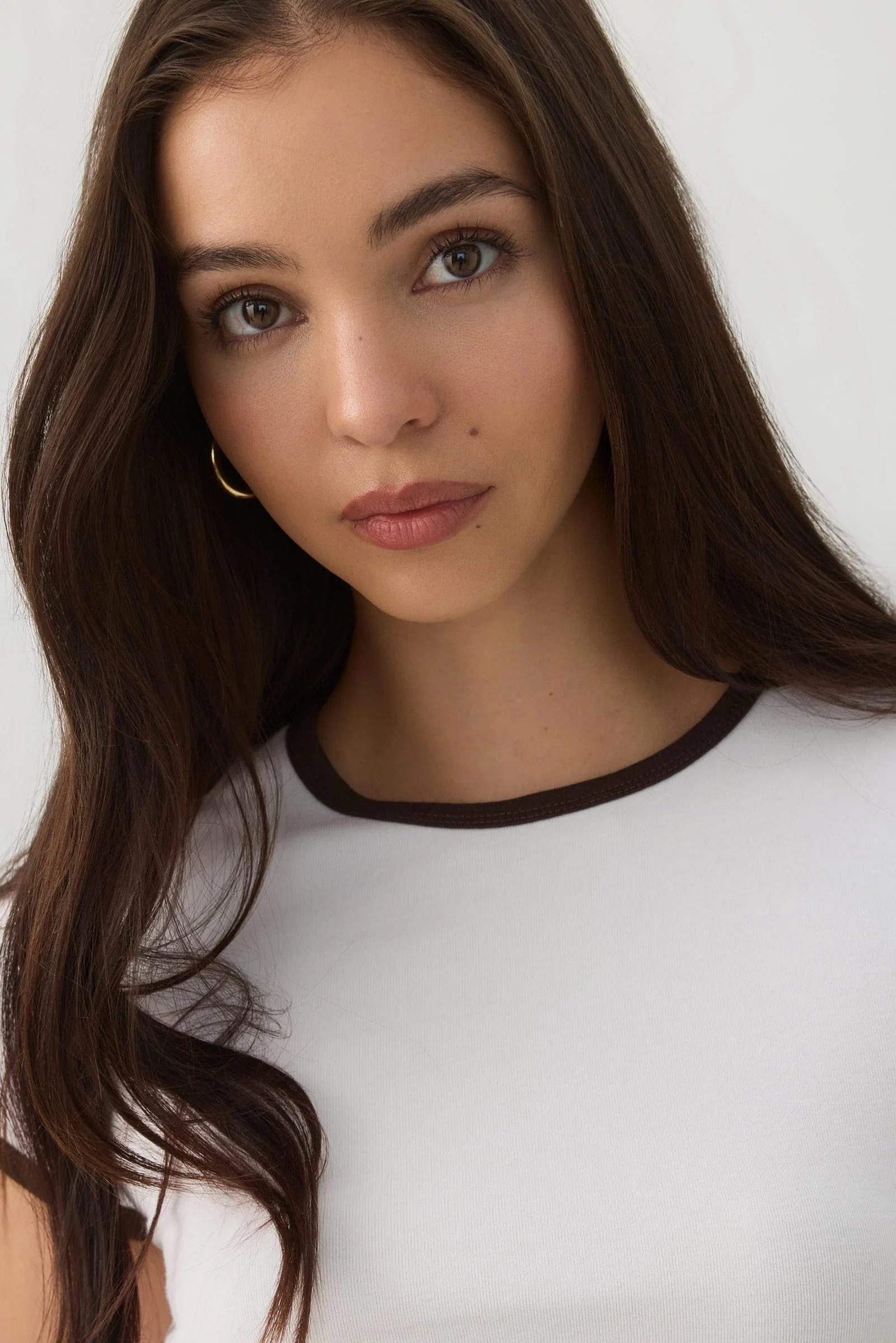 Ringer Crew Neck T-Shirt - Image 3
