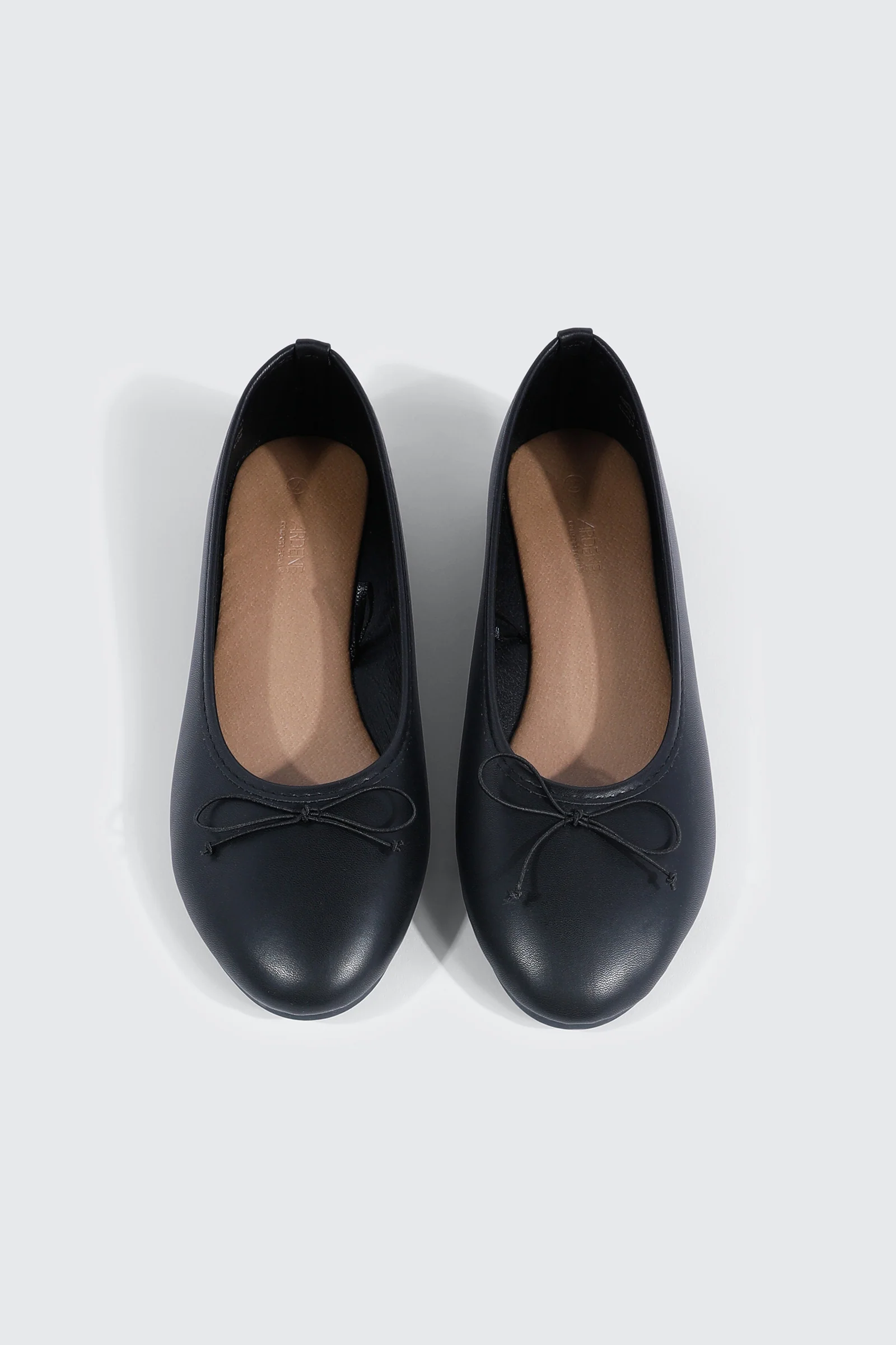 Round Toe Ballet Flats with Bow - Image 4