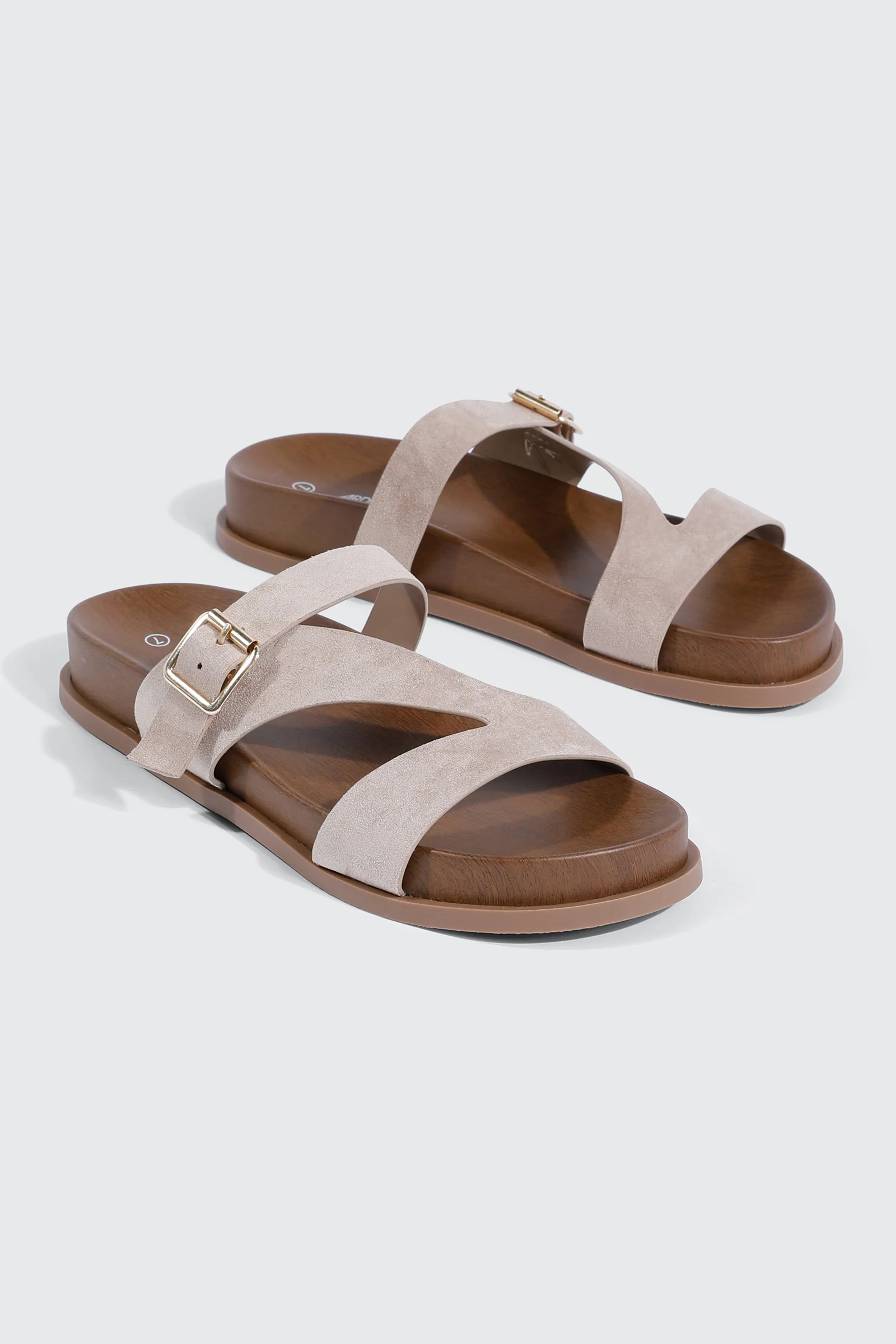 Round Toe Flat Sandals - Image 2