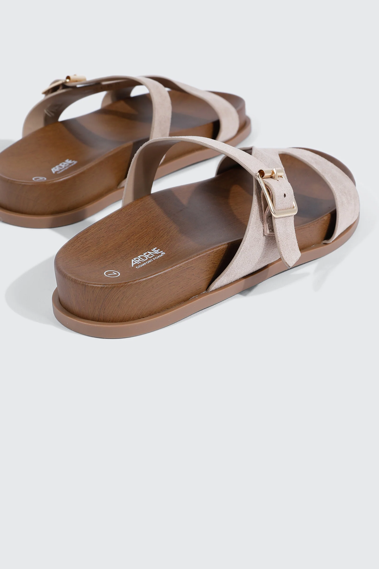 Round Toe Flat Sandals - Image 3