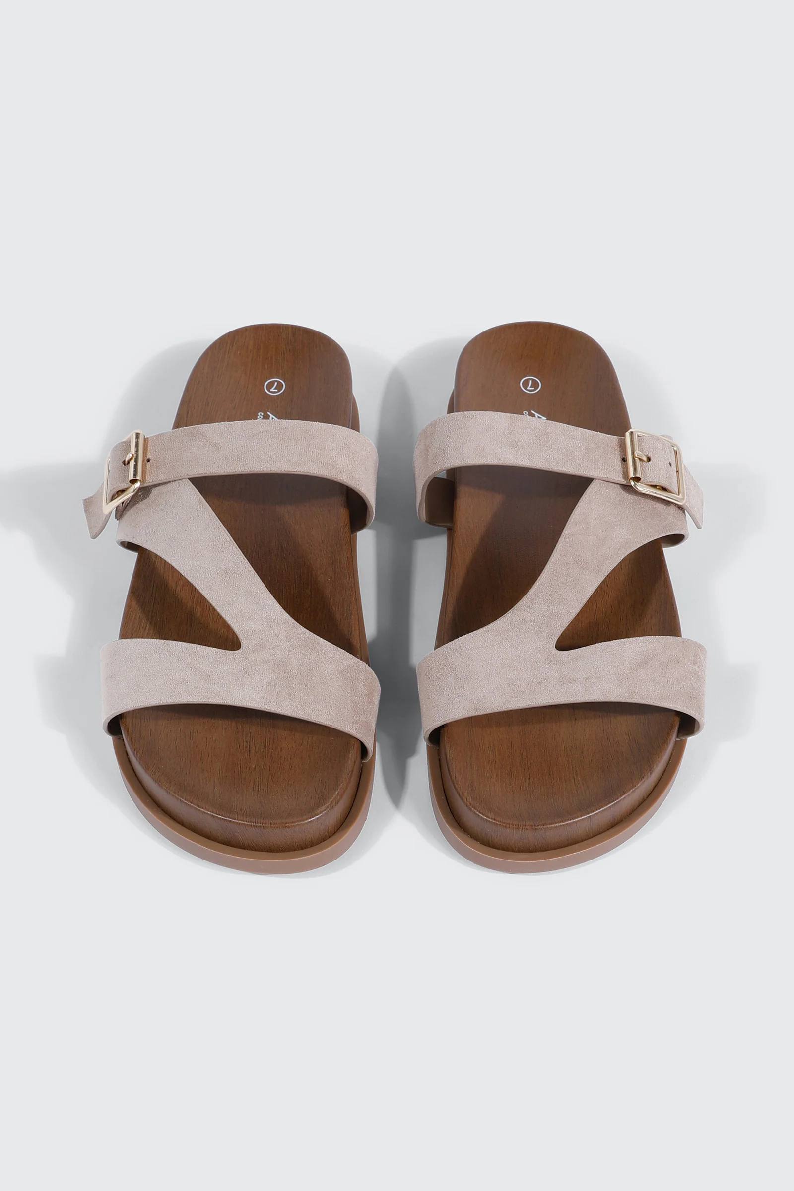Round Toe Flat Sandals - Image 4