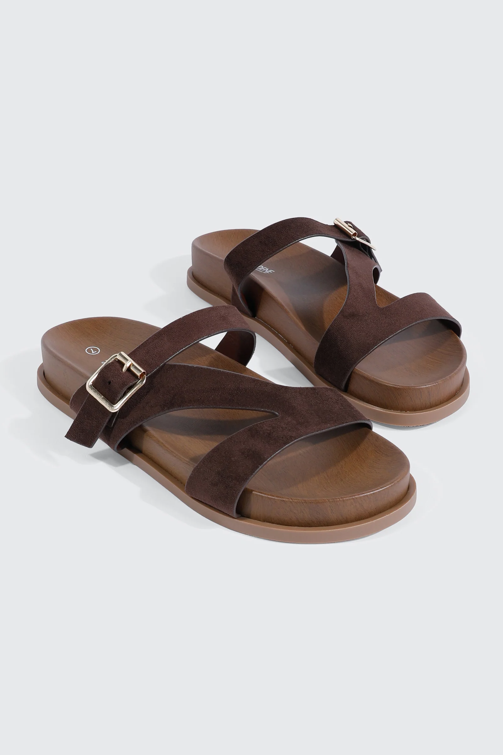 Round Toe Flat Sandals - Image 2