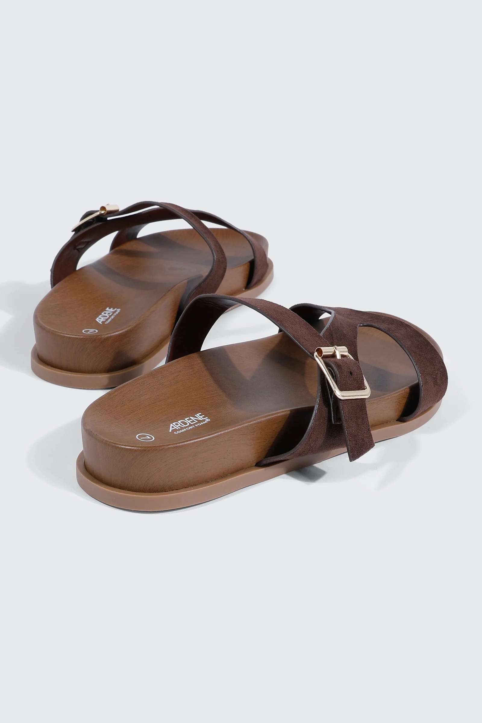 Round Toe Flat Sandals - Image 3