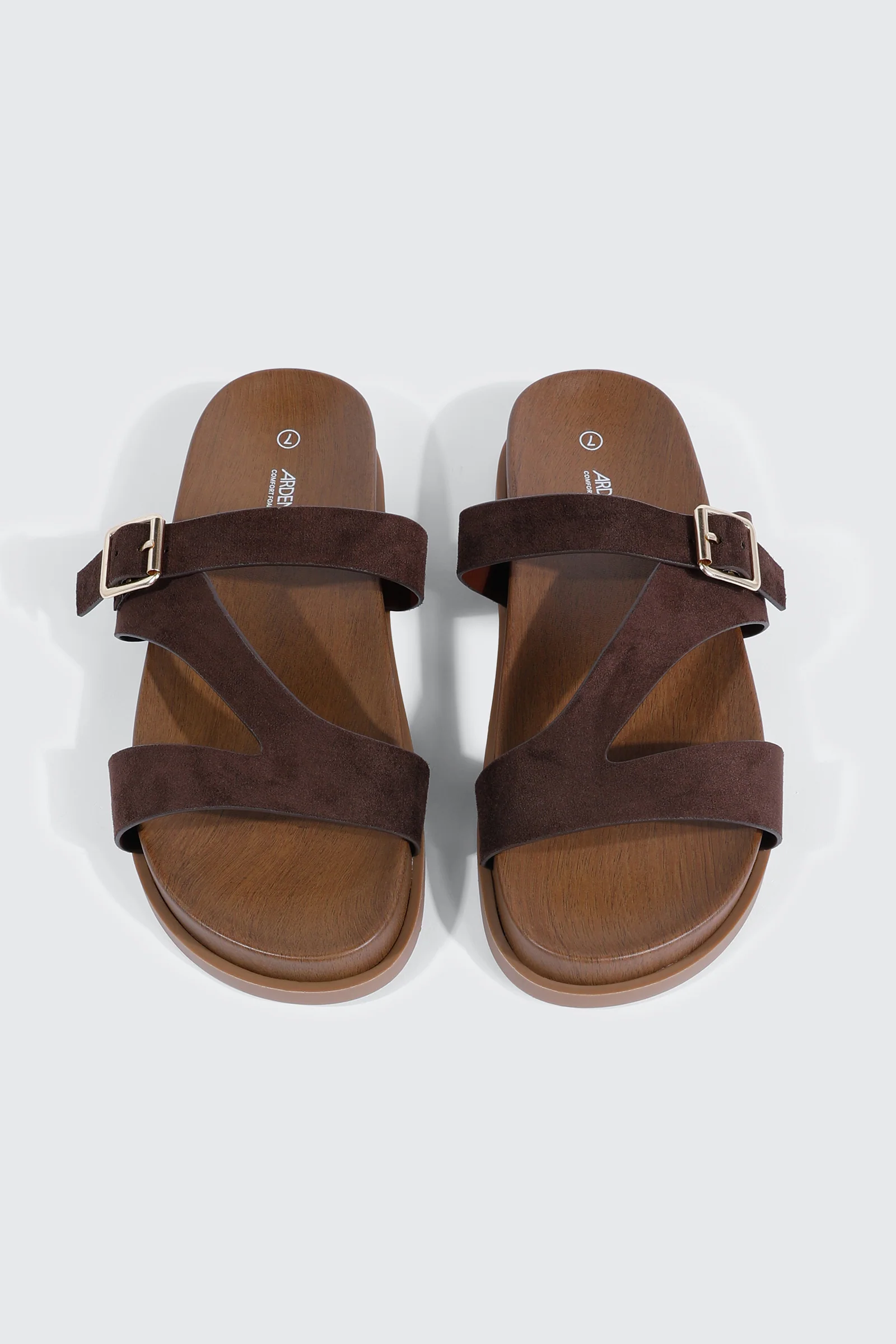 Round Toe Flat Sandals - Image 4