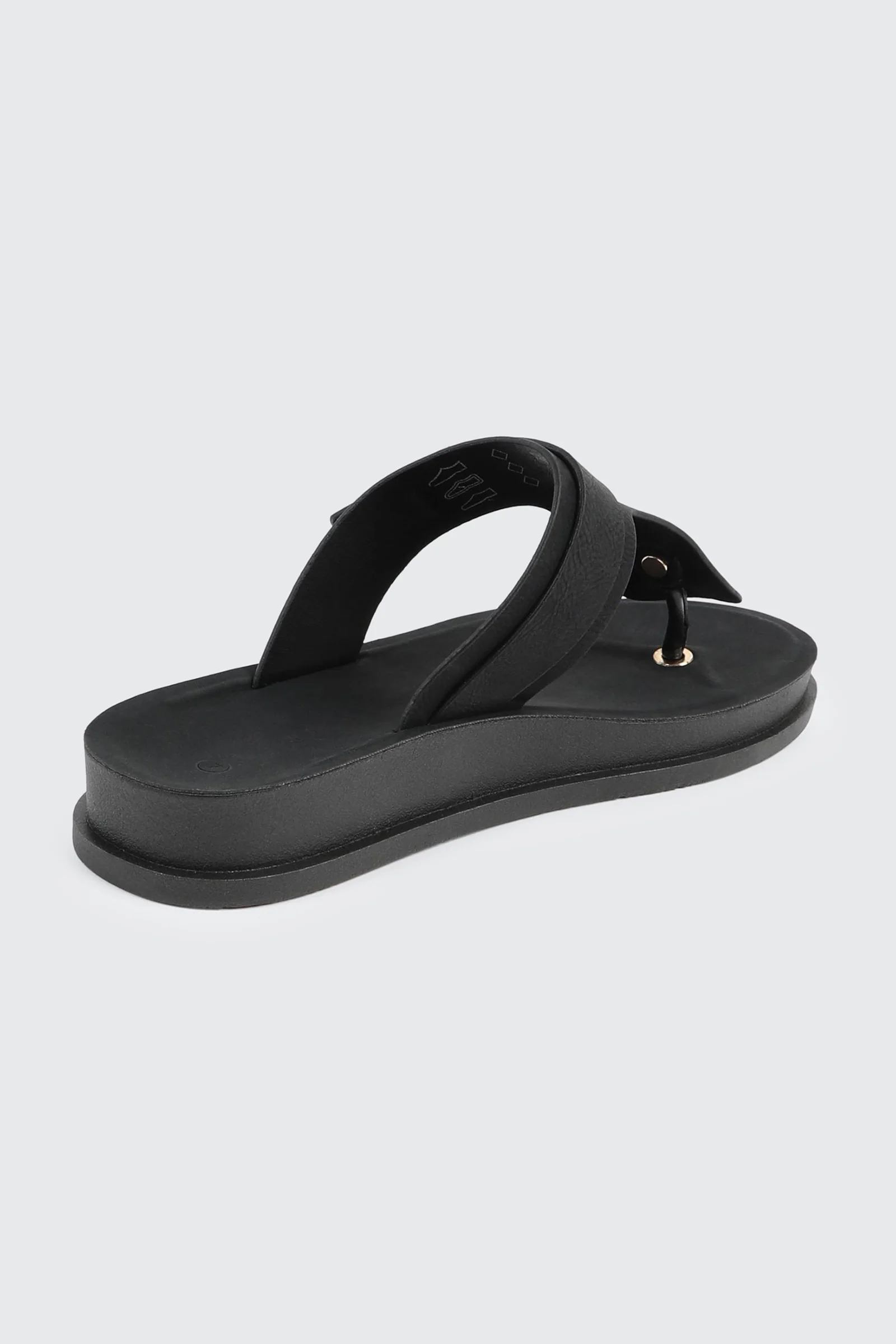 Round Toe T Strap Sandals - Image 3