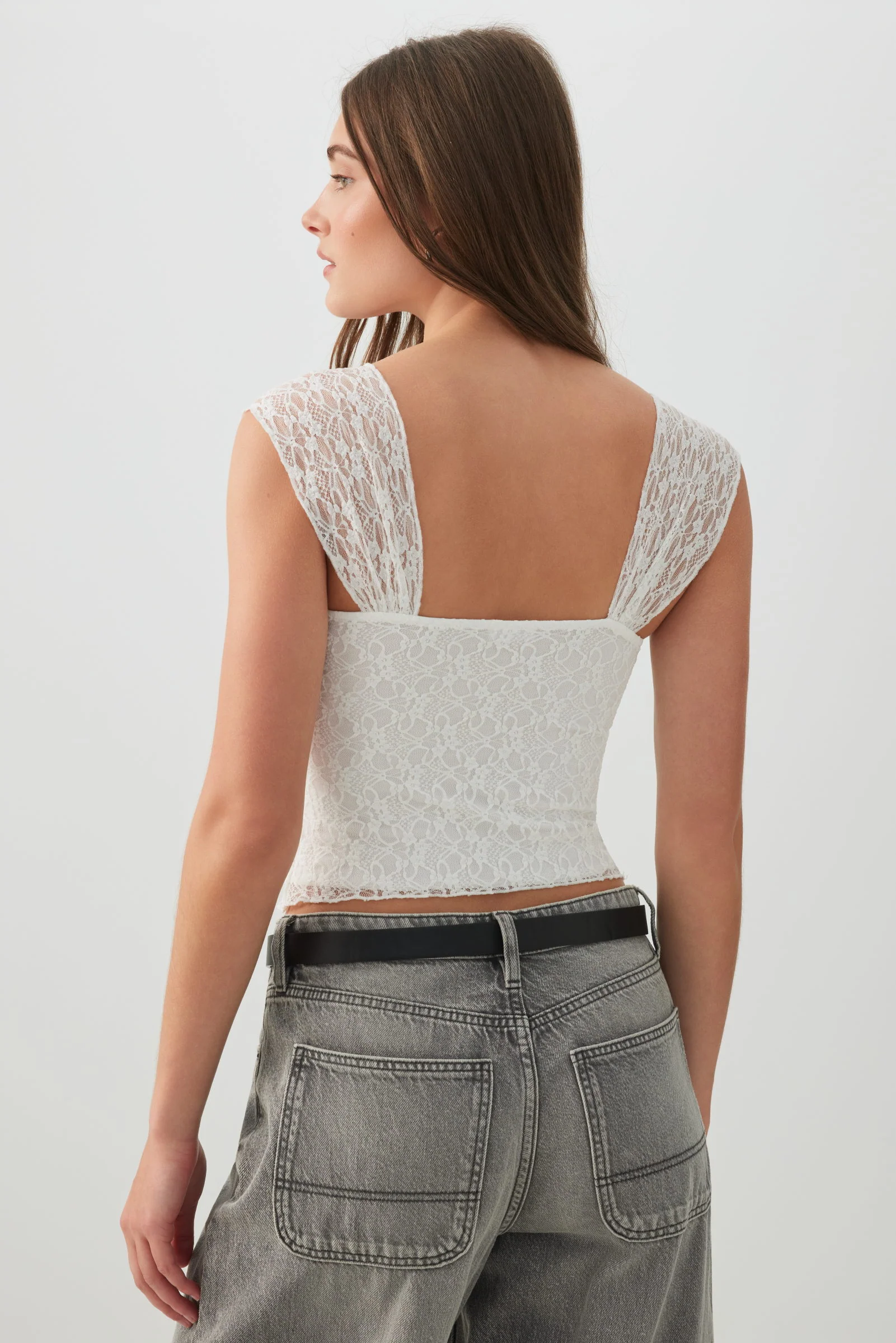 Ruched Lace Top - Image 4