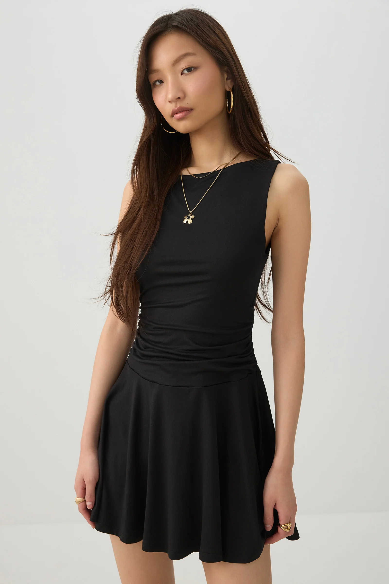 Ruched Mini Dress - Image 2