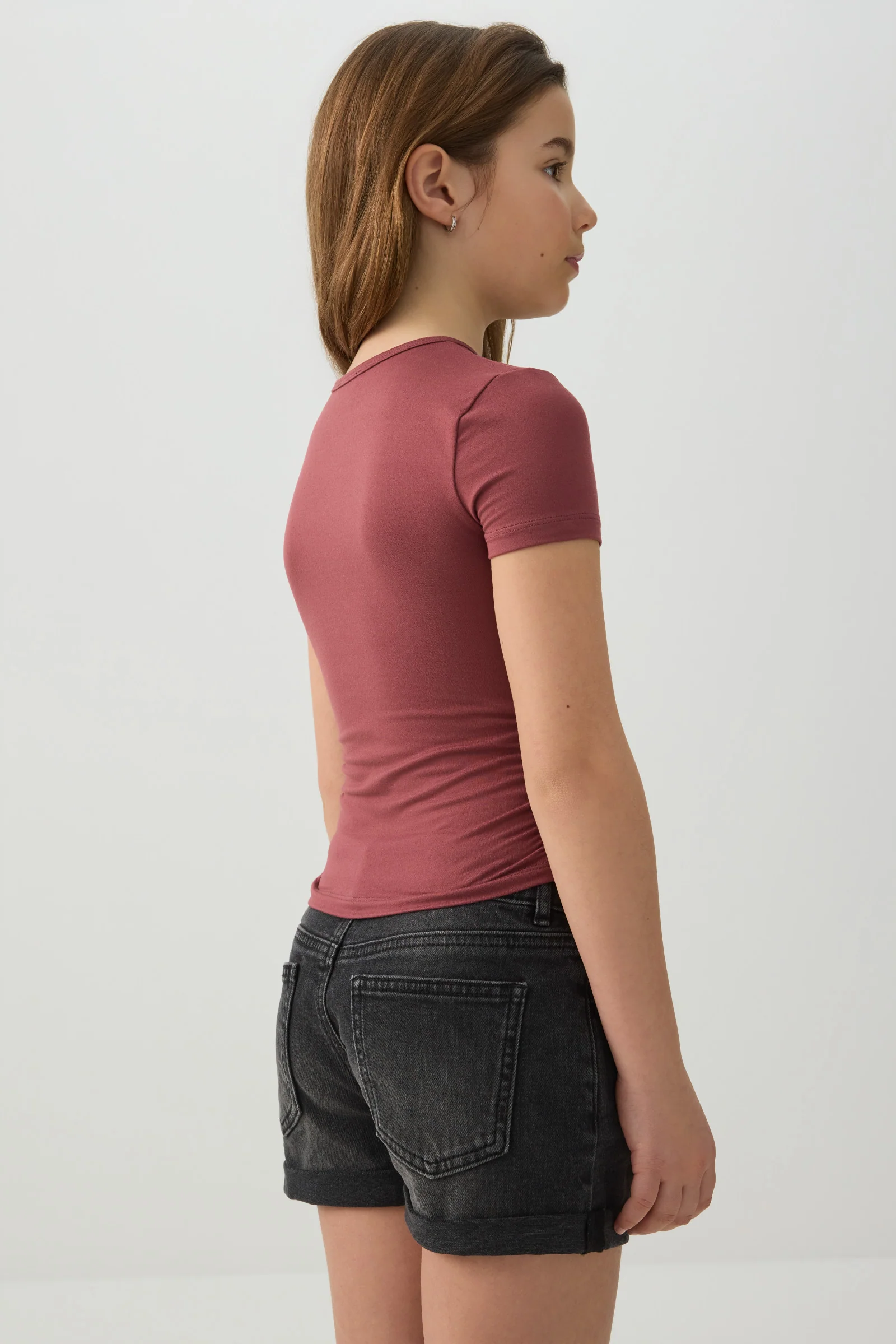 Ruched Side Printed T-Shirt - Image 4