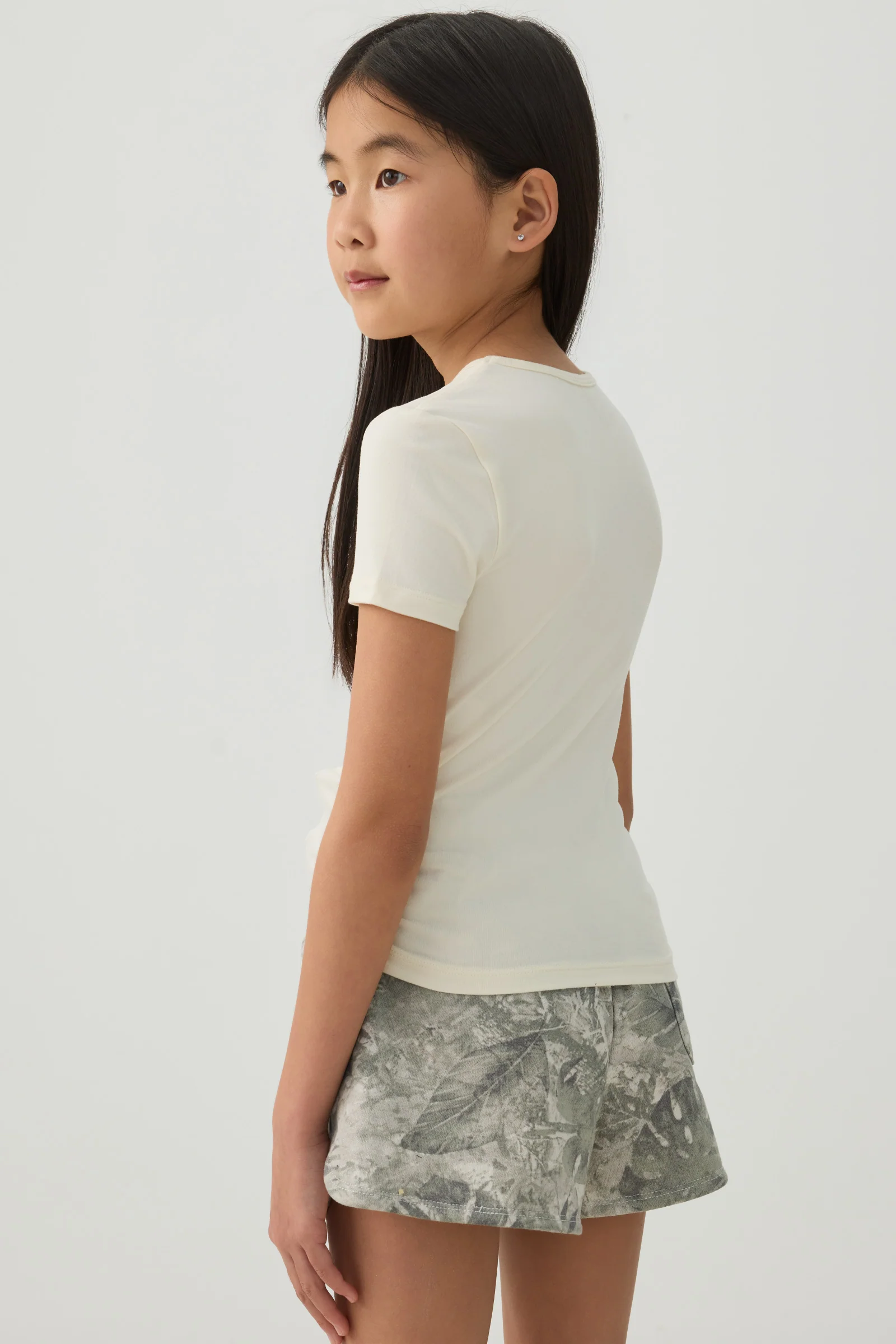 Ruched Side Printed T-Shirt - Image 4