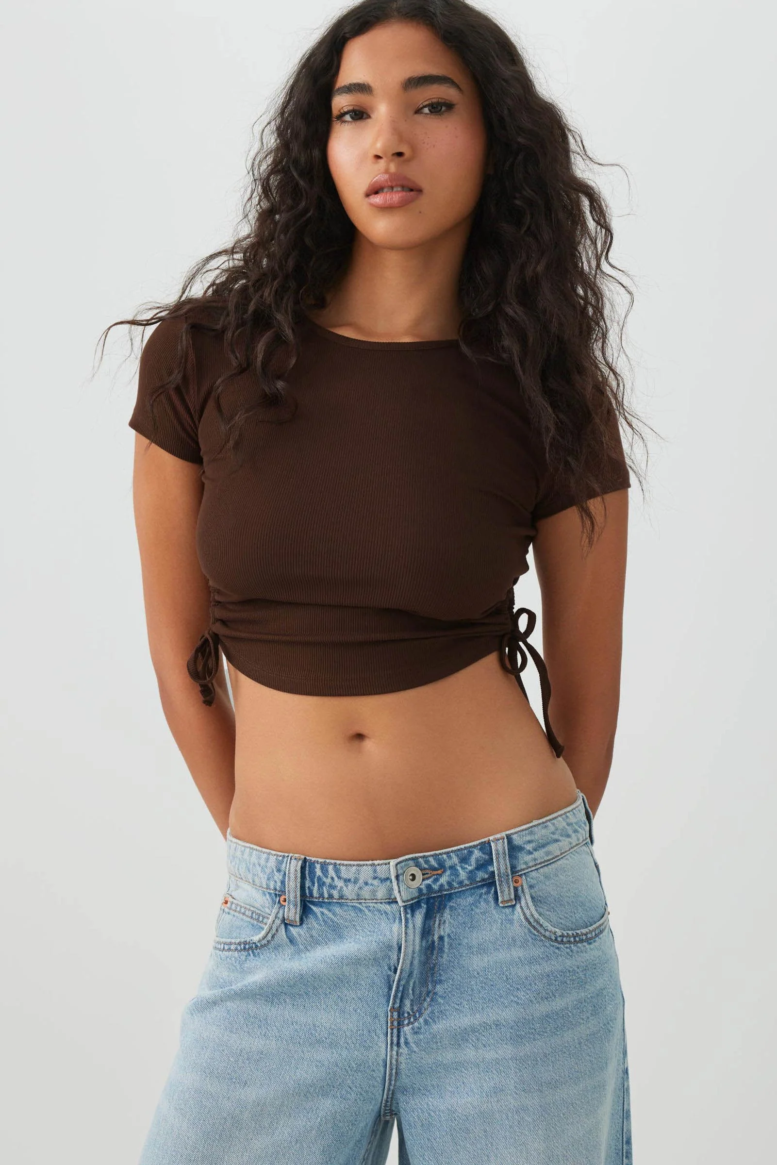Ruched Side Ultra Crop Top - Image 3
