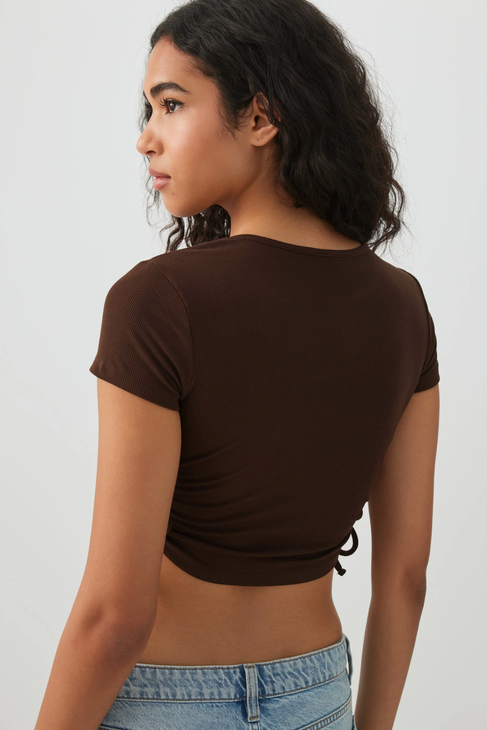 Ruched Side Ultra Crop Top - Image 5
