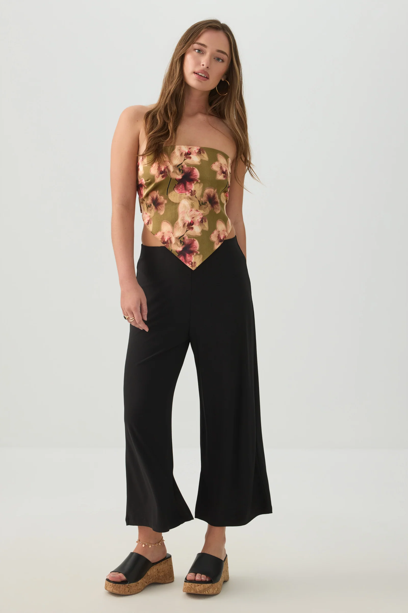 Satin Bandeau Tube Top - Image 2