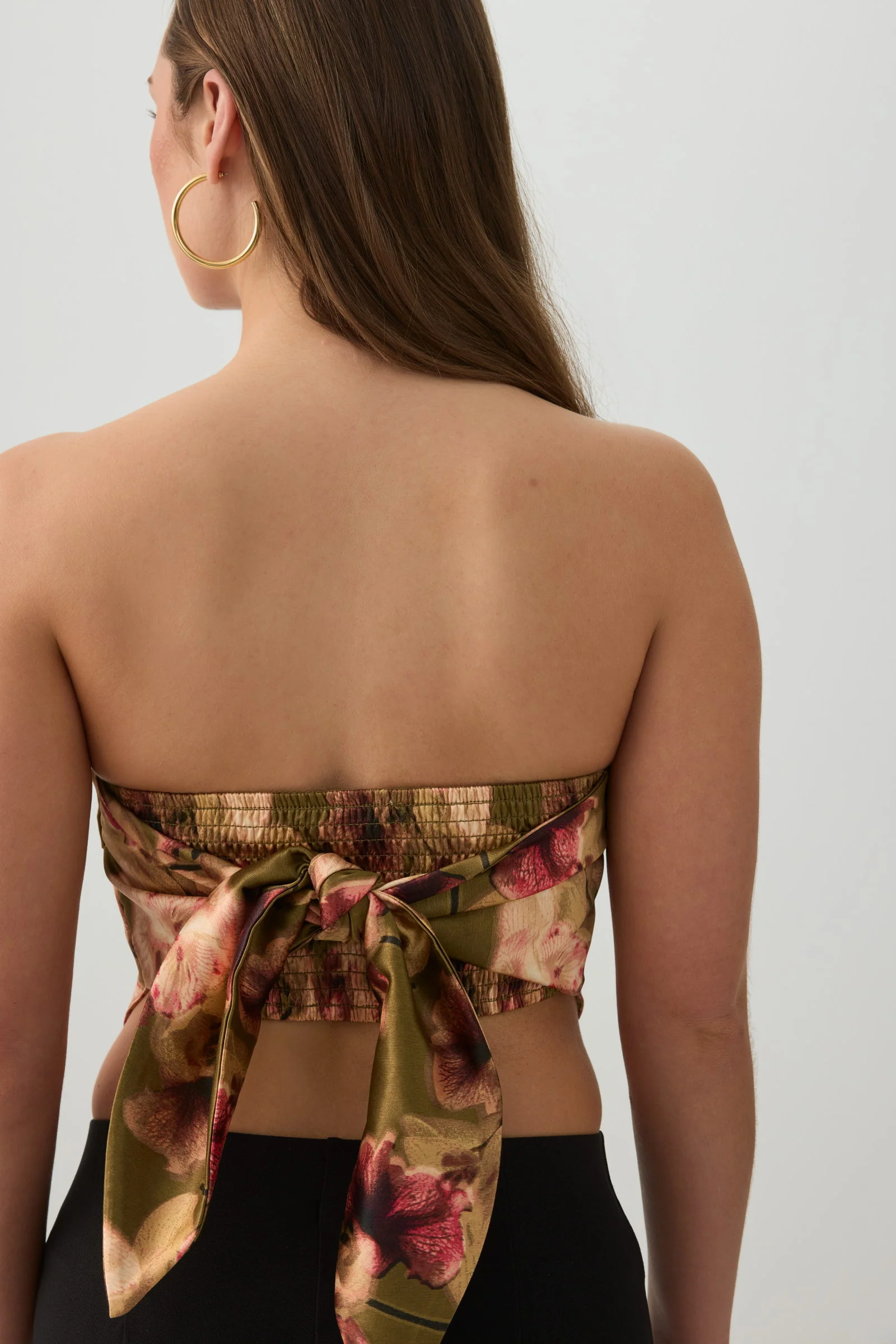 Satin Bandeau Tube Top - Image 4