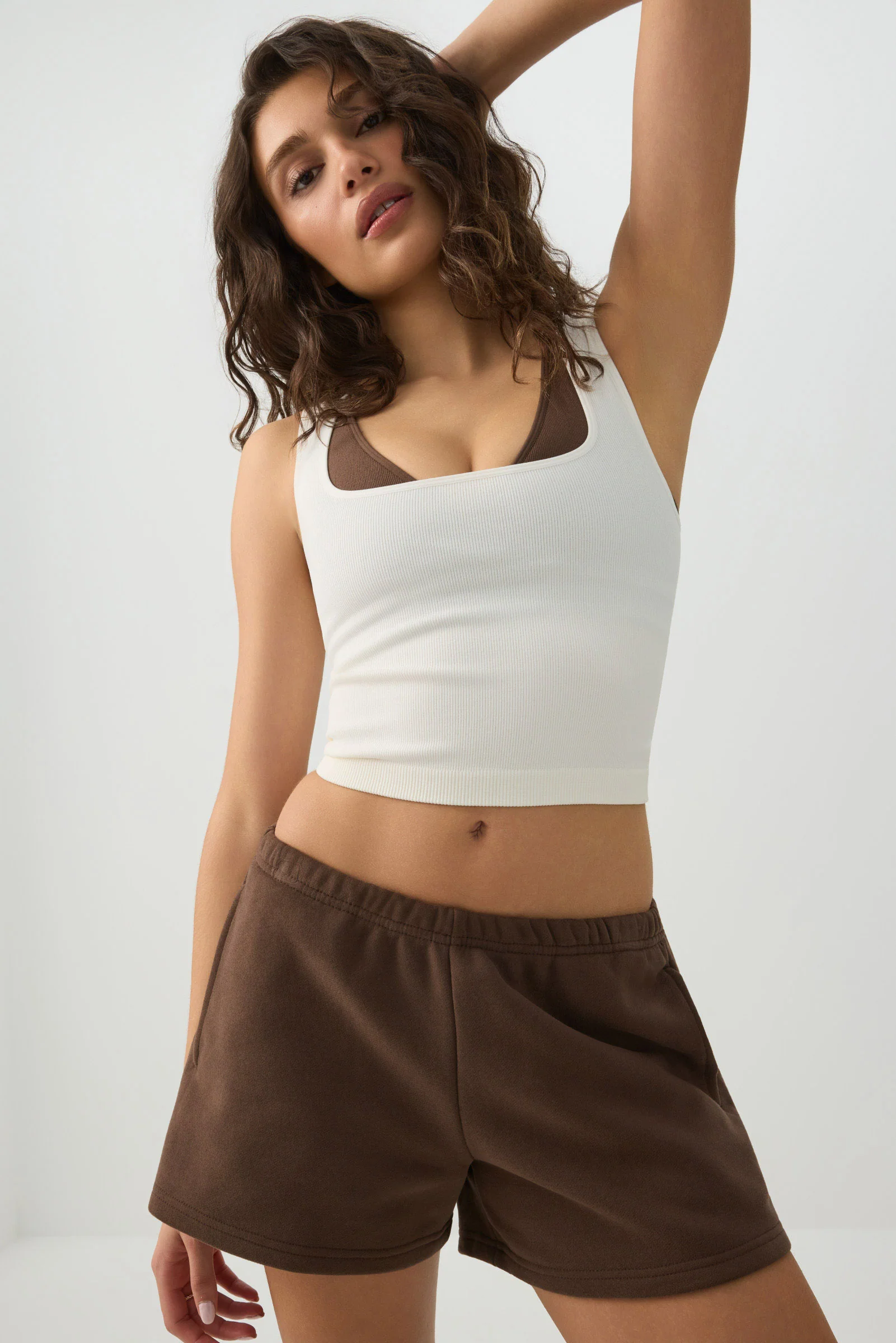 Seamless Crop Trapeze Tank Top - Image 2