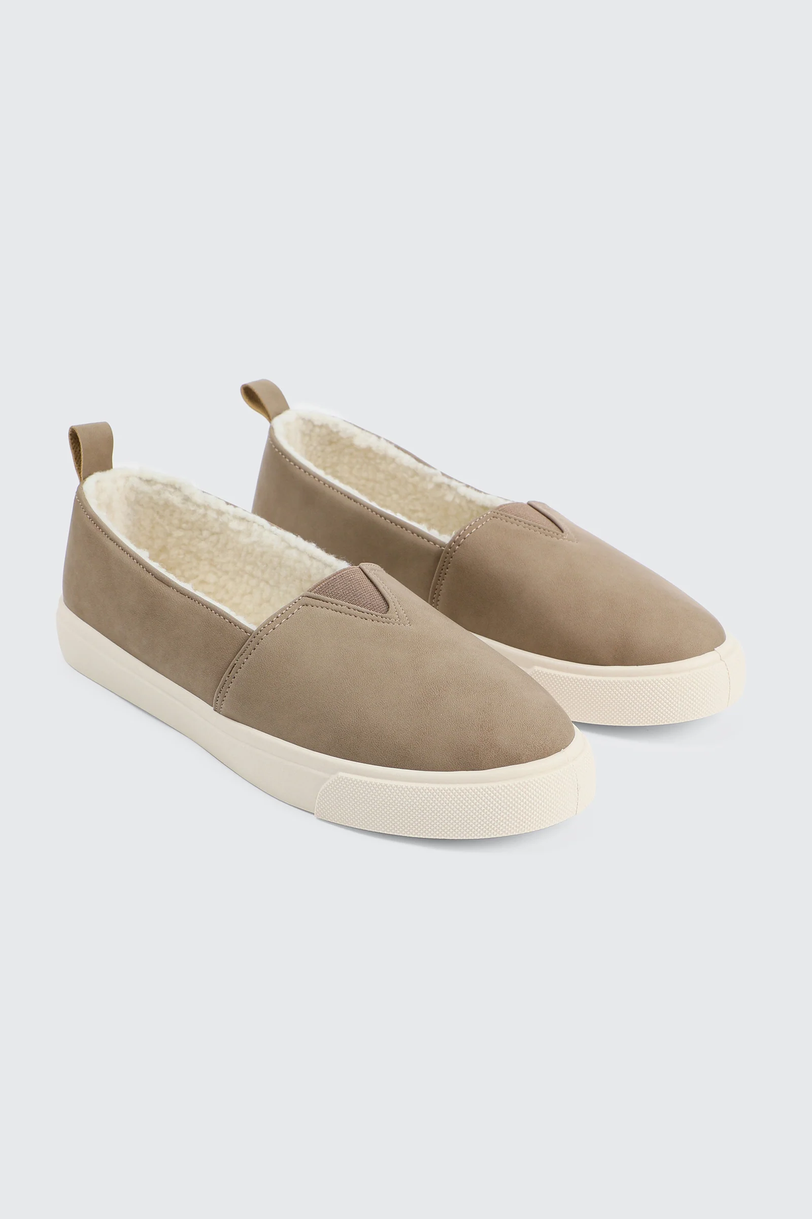 Sherpa Lined Slip On Sneakers - Image 2